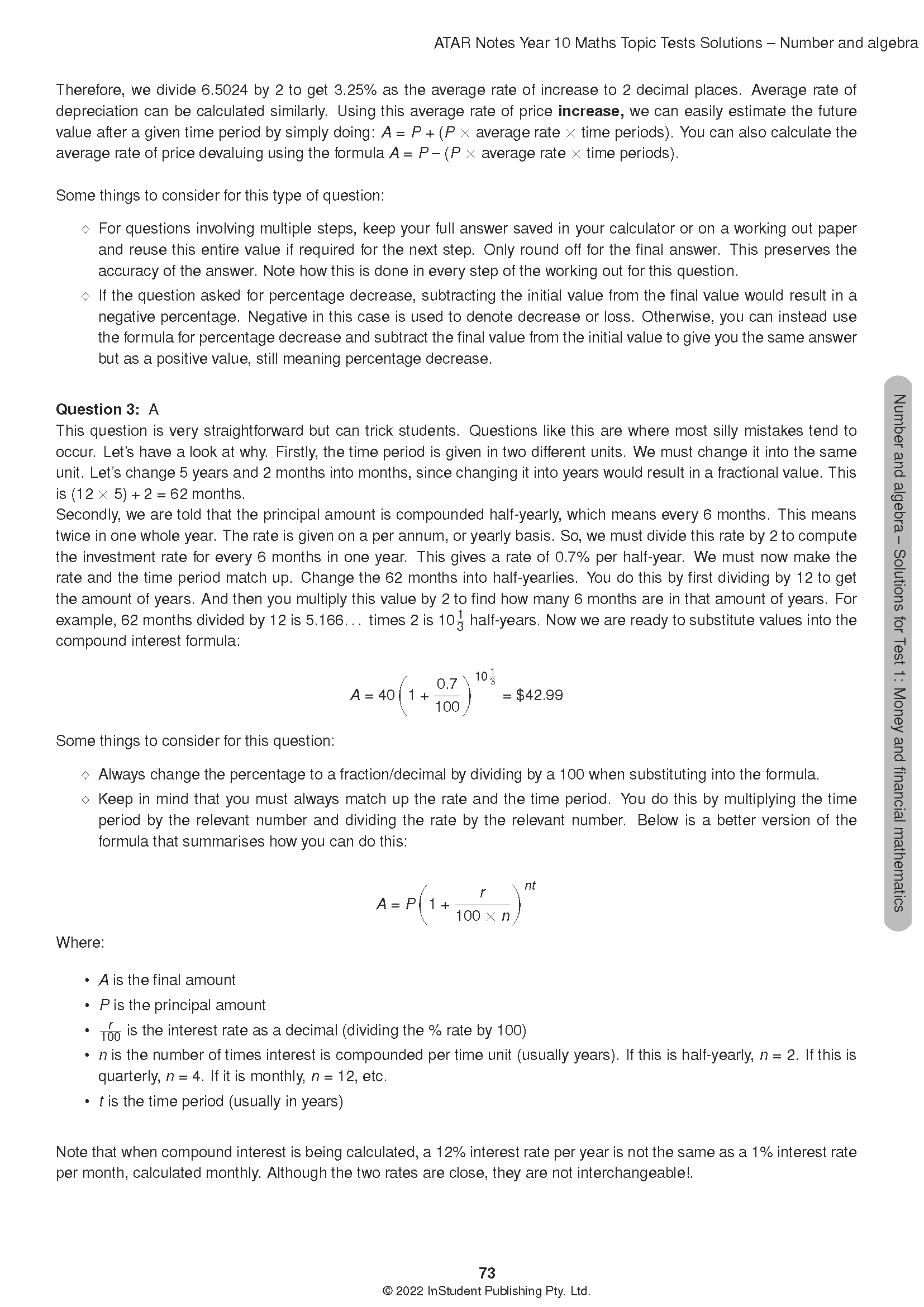 ATAR Notes Year 10 Maths Topic Tests (2024-2026) - Image 10