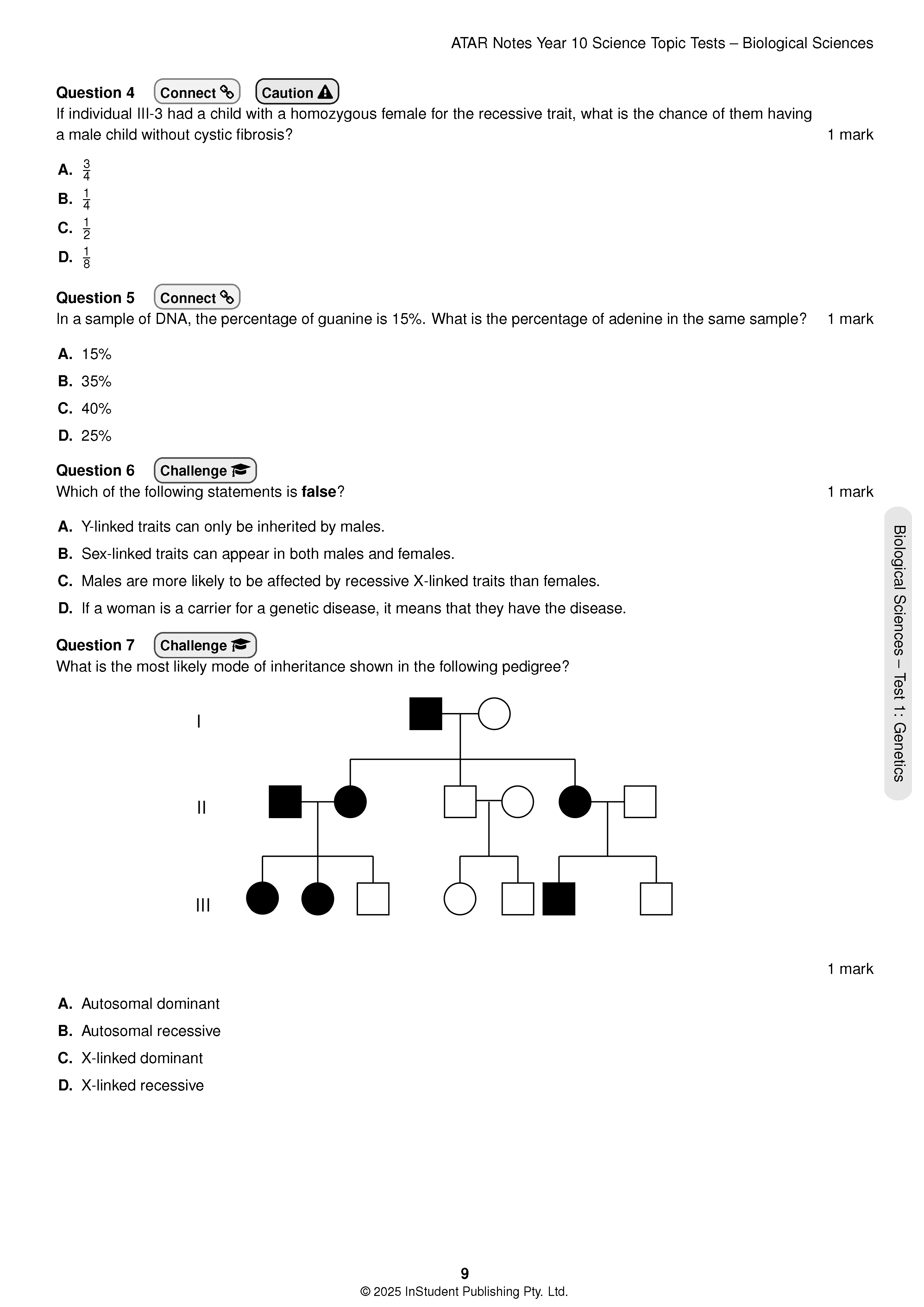ATAR Notes Year 10 Science Topic Tests (2026-2028) - Image 7
