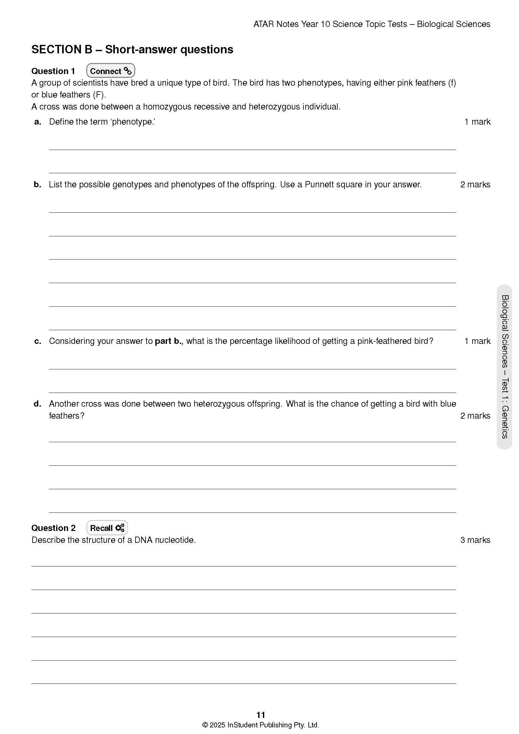 ATAR Notes Year 10 Science Topic Tests (2026-2028) - Image 9