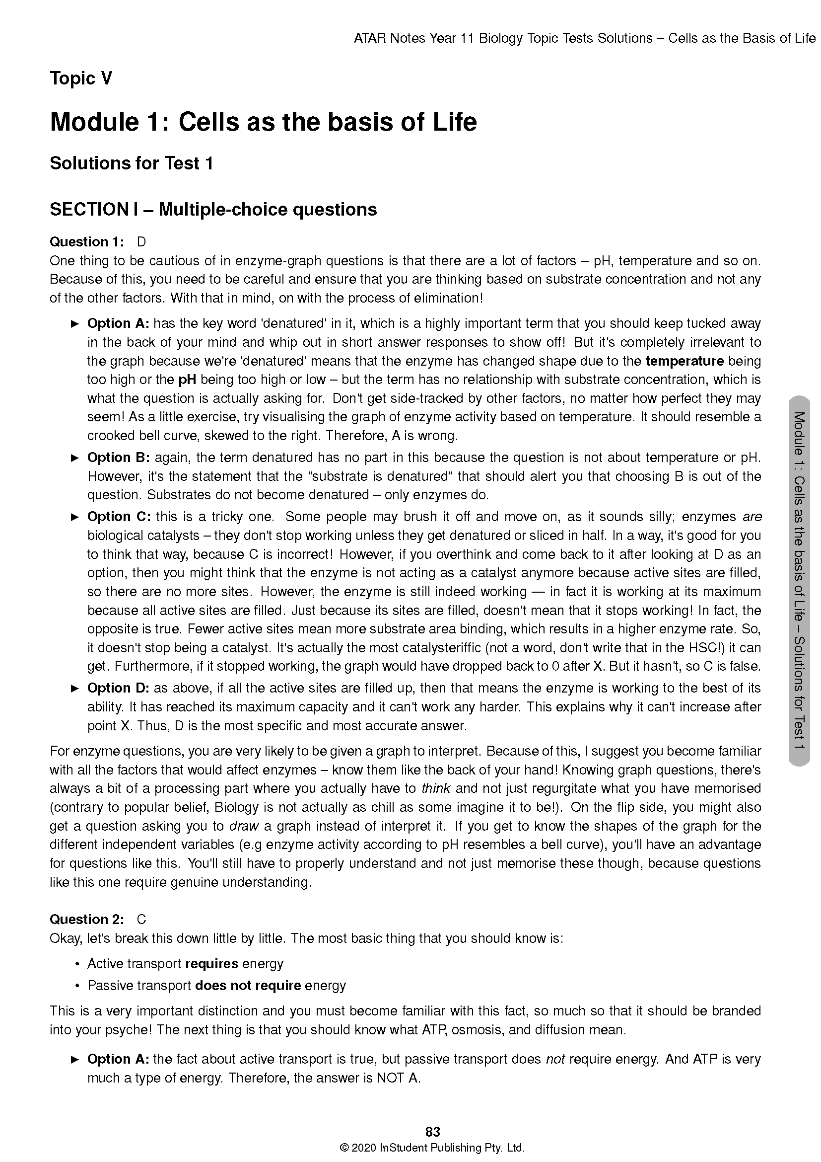 ATAR Notes HSC Year 11 Biology Topic Tests (2024-2026) - Image 10
