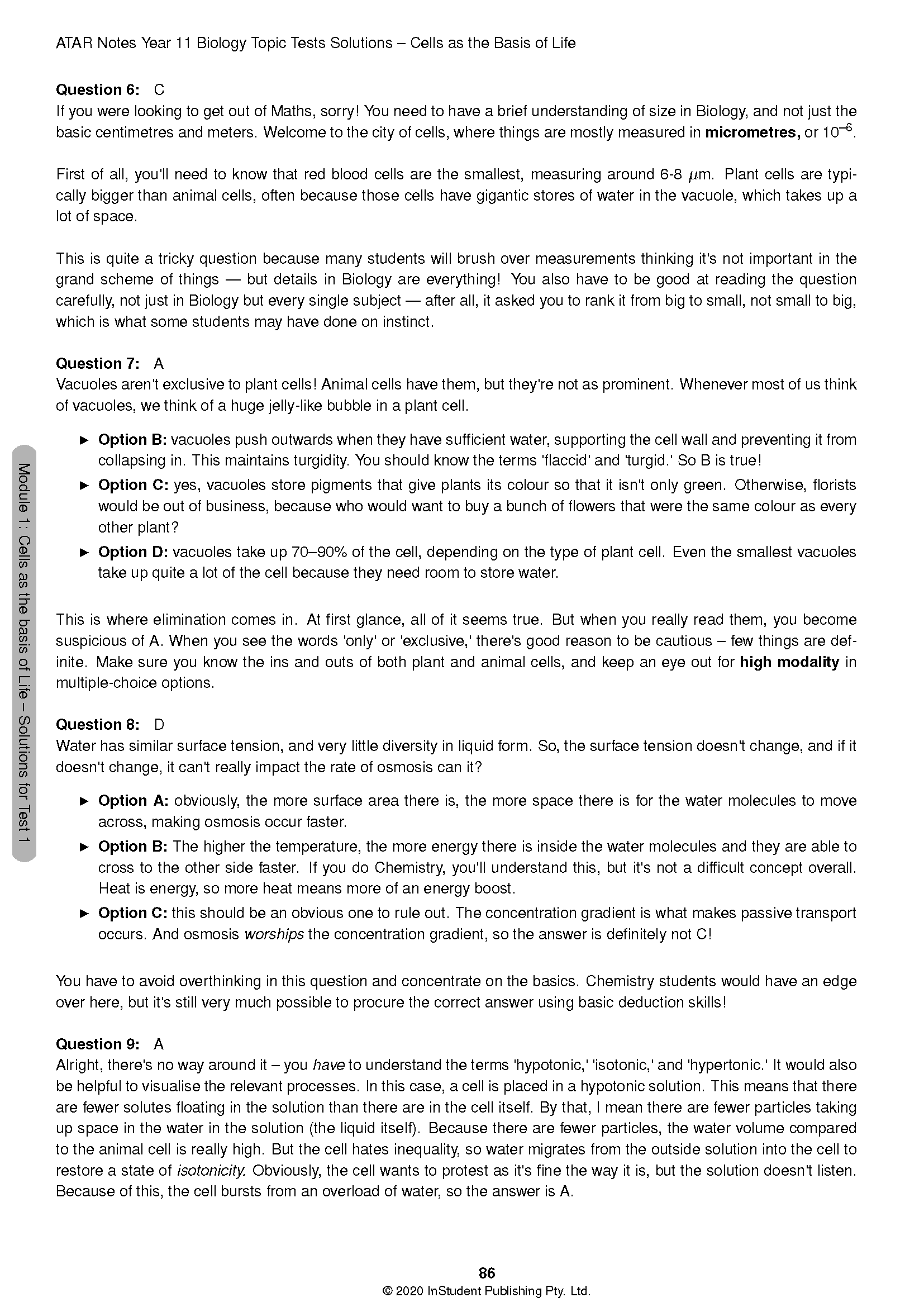 ATAR Notes HSC Year 11 Biology Topic Tests (2024-2026) - Image 13
