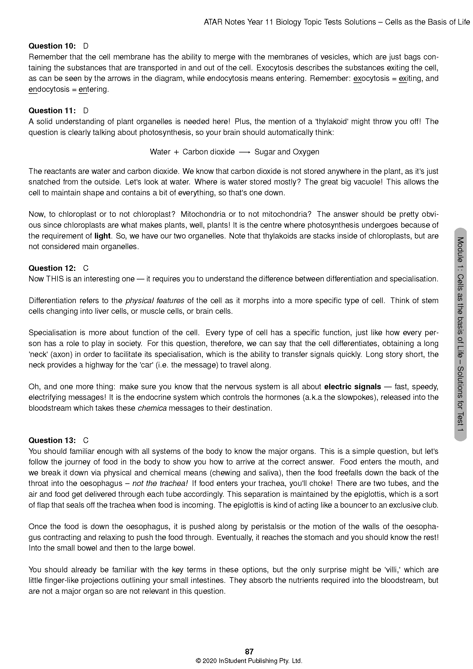 ATAR Notes HSC Year 11 Biology Topic Tests (2024-2026) - Image 14