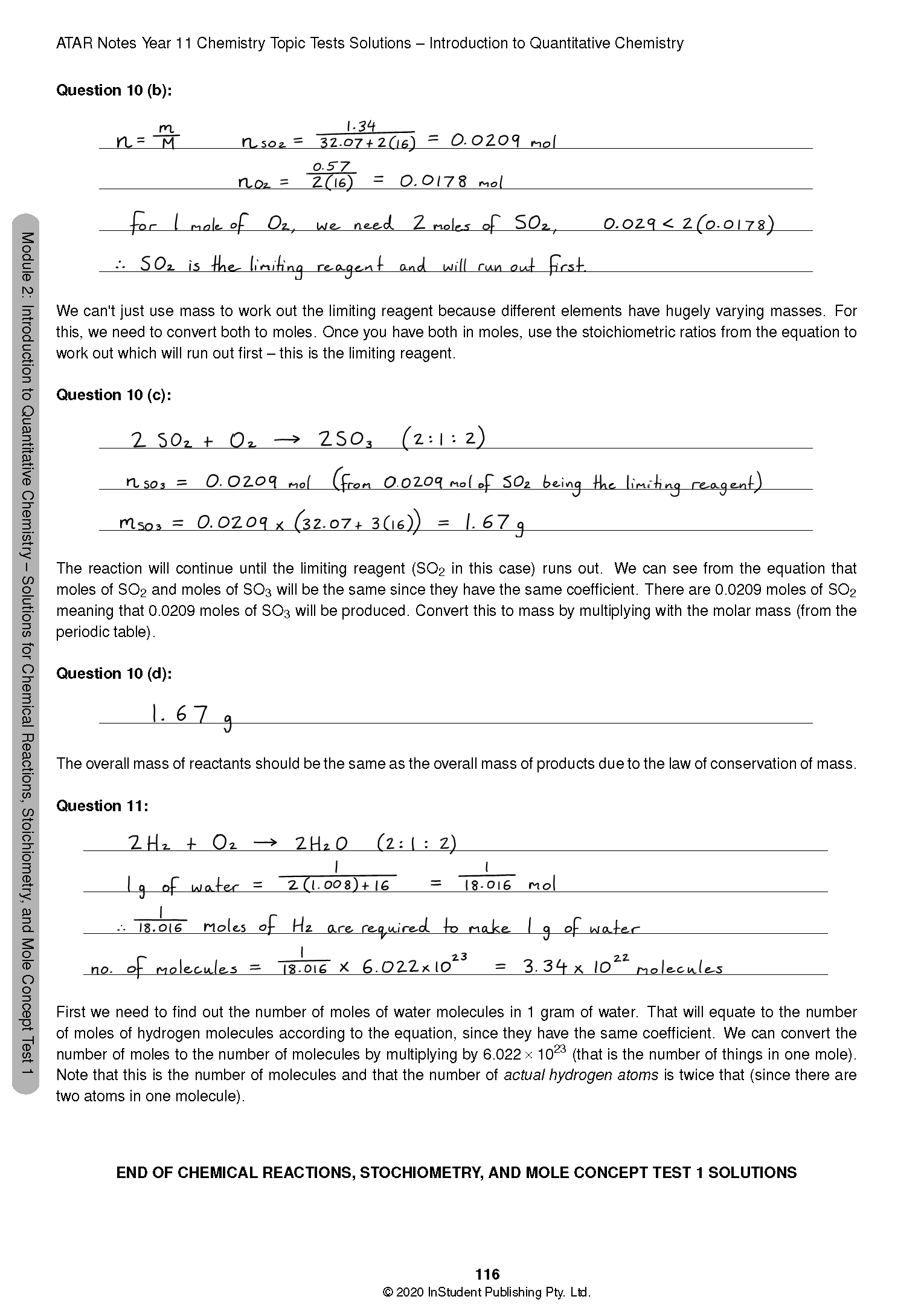 ATAR Notes HSC Year 11 Chemistry Topic Tests (2024-2026) - Image 10