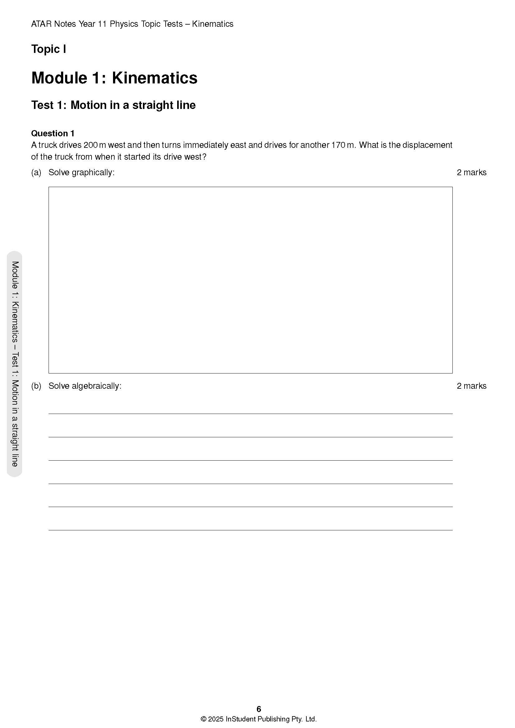 ATAR Notes HSC Year 11 Physics Topic Tests (2025-2026) - Image 5