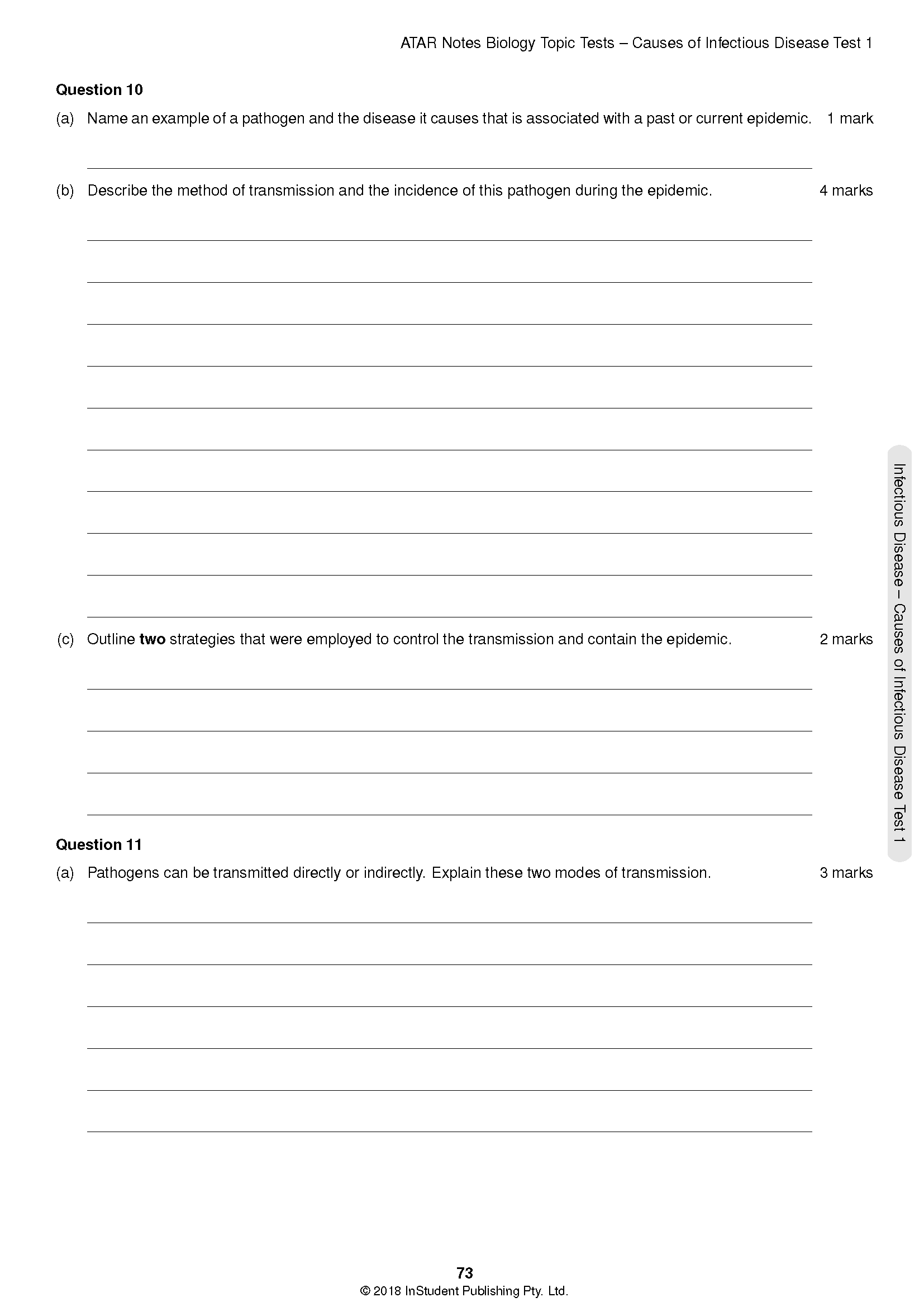 ATAR Notes HSC Year 12 Biology Topic Tests (2024-2026) - Image 6