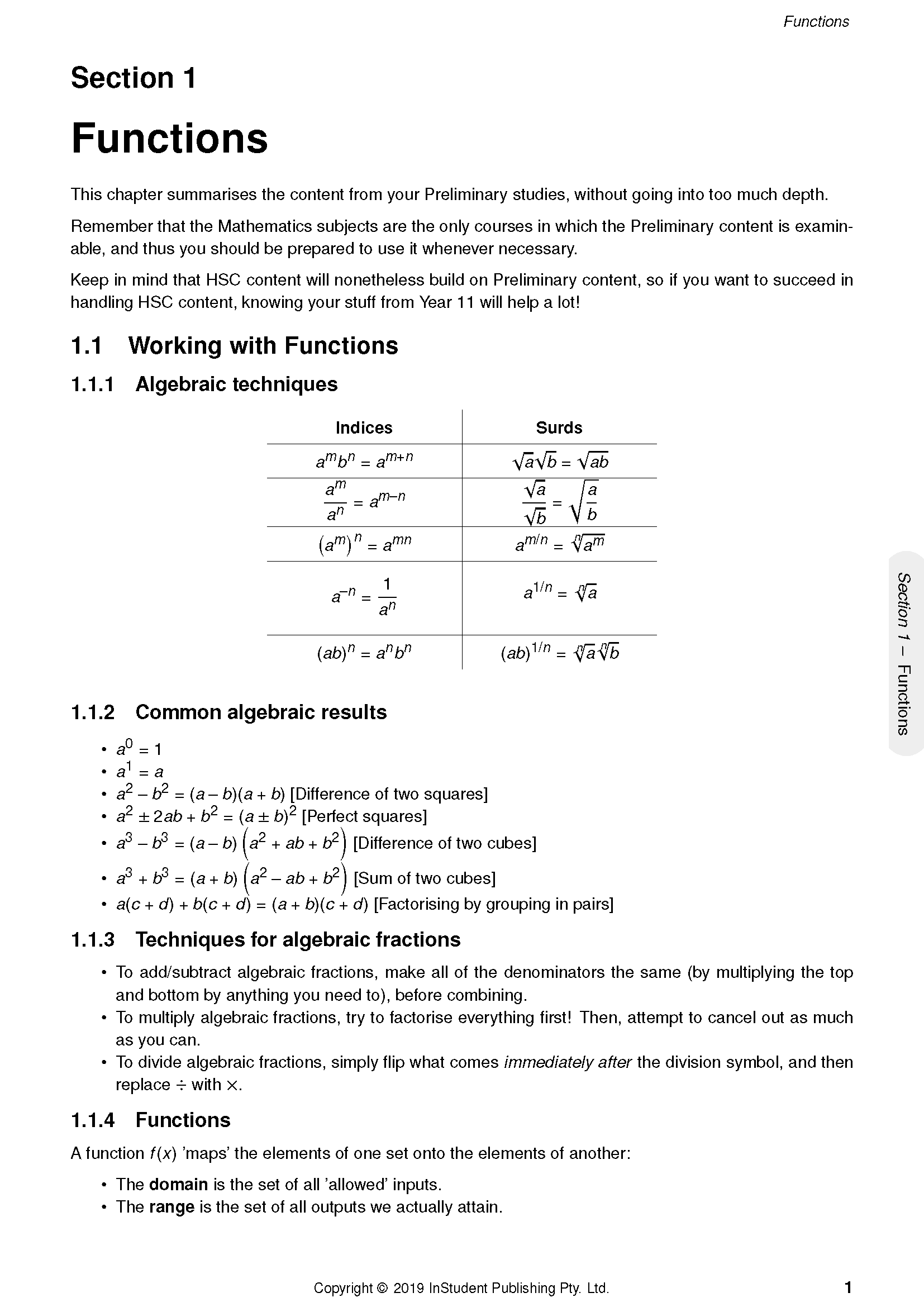 ATAR Notes HSC Year 12 Mathematics Advanced Complete Course Notes (2024-2026) - Image 5