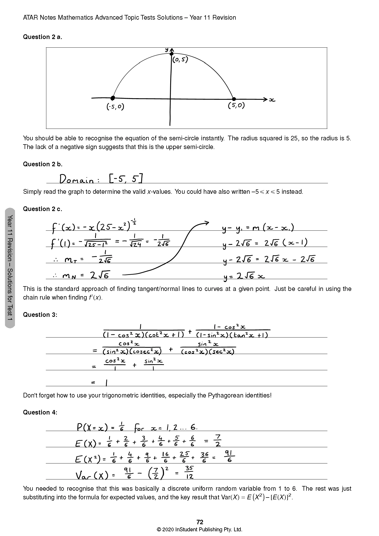 ATAR Notes HSC Year 12 Mathematics Advanced Topic Tests (2024-2026) - Image 12
