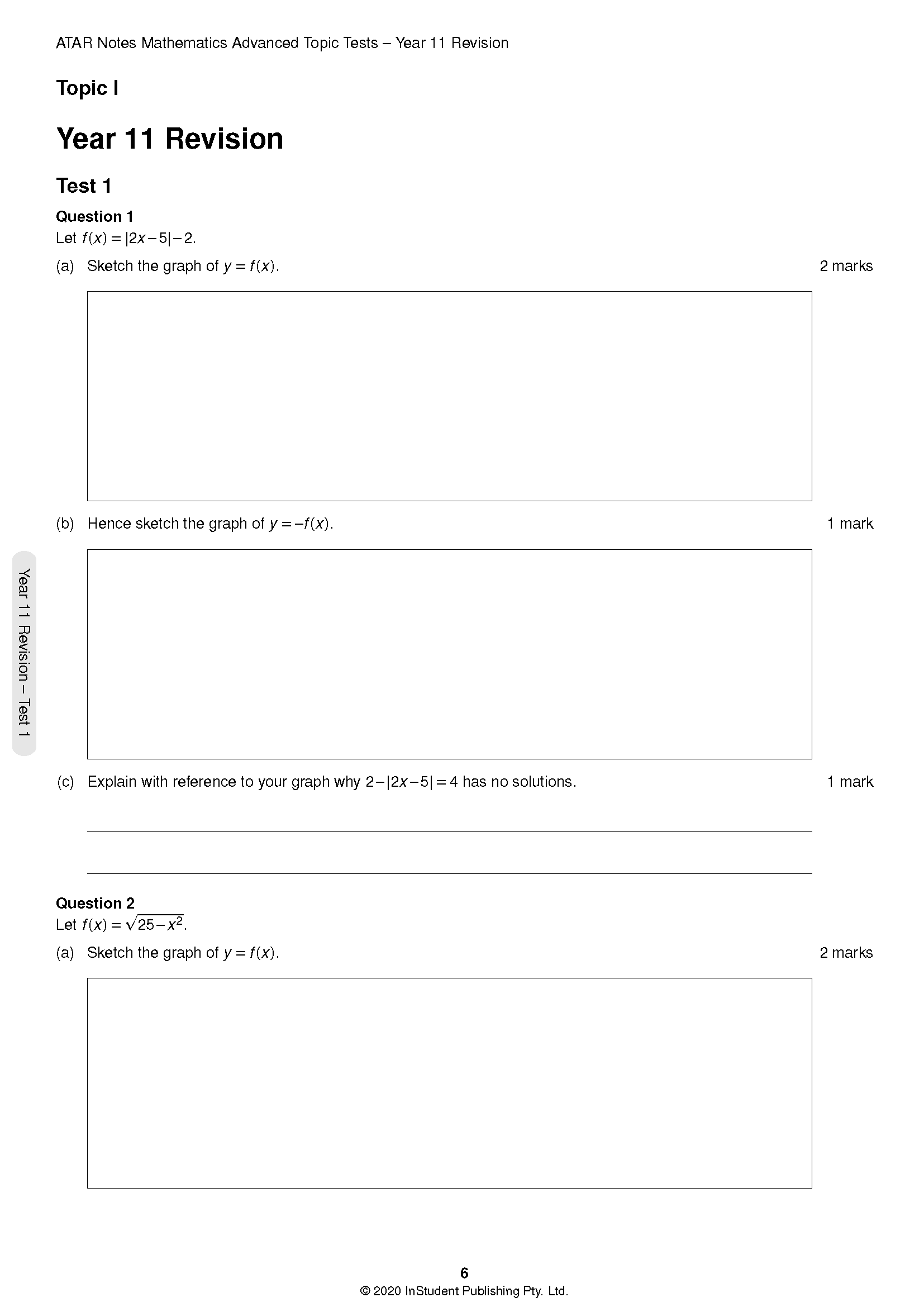 ATAR Notes HSC Year 12 Mathematics Advanced Topic Tests (2024-2026) - Image 5