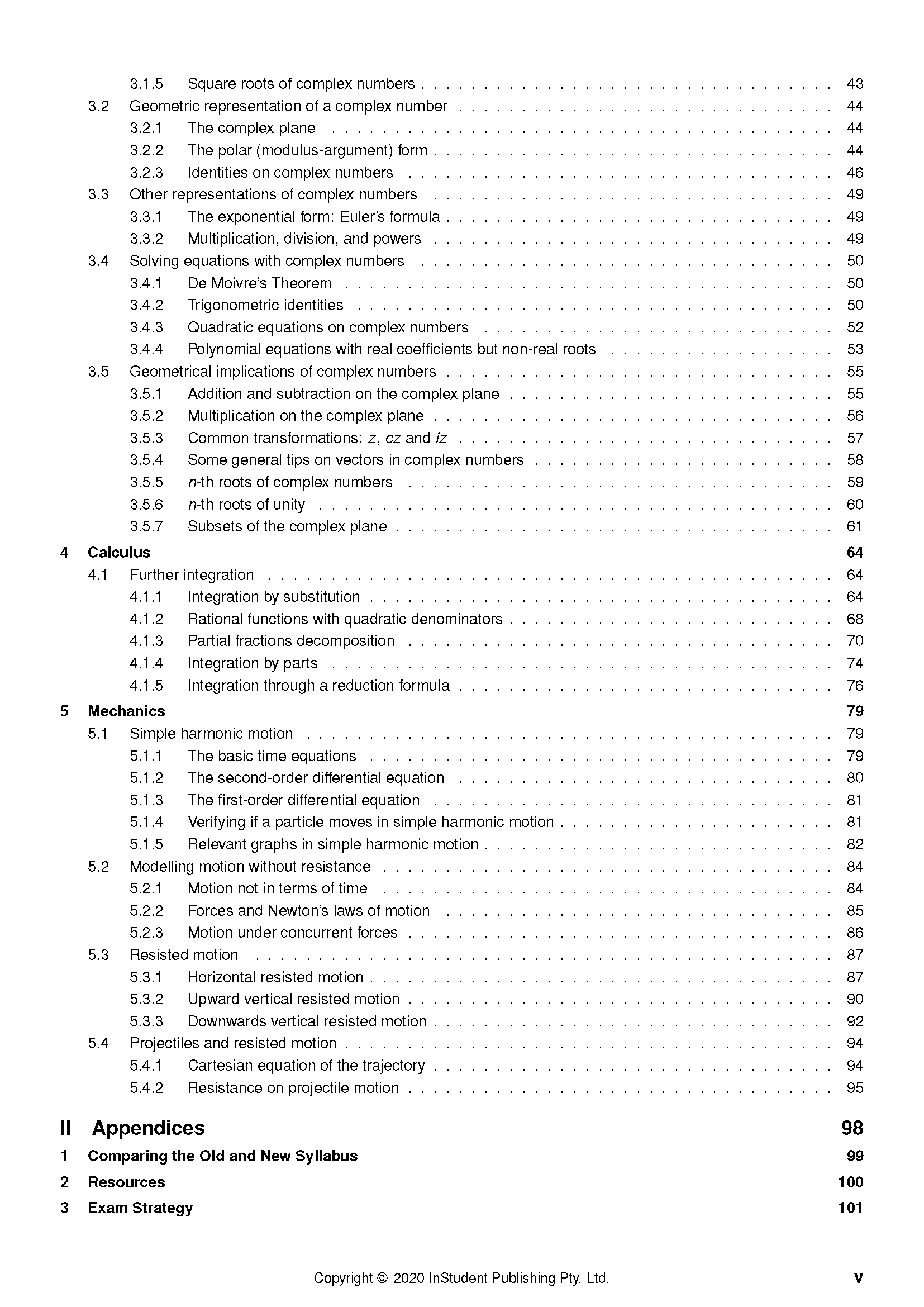 ATAR Notes HSC Year 12 Mathematics Extension 2 Complete Course Notes (2024-2026) - Image 4