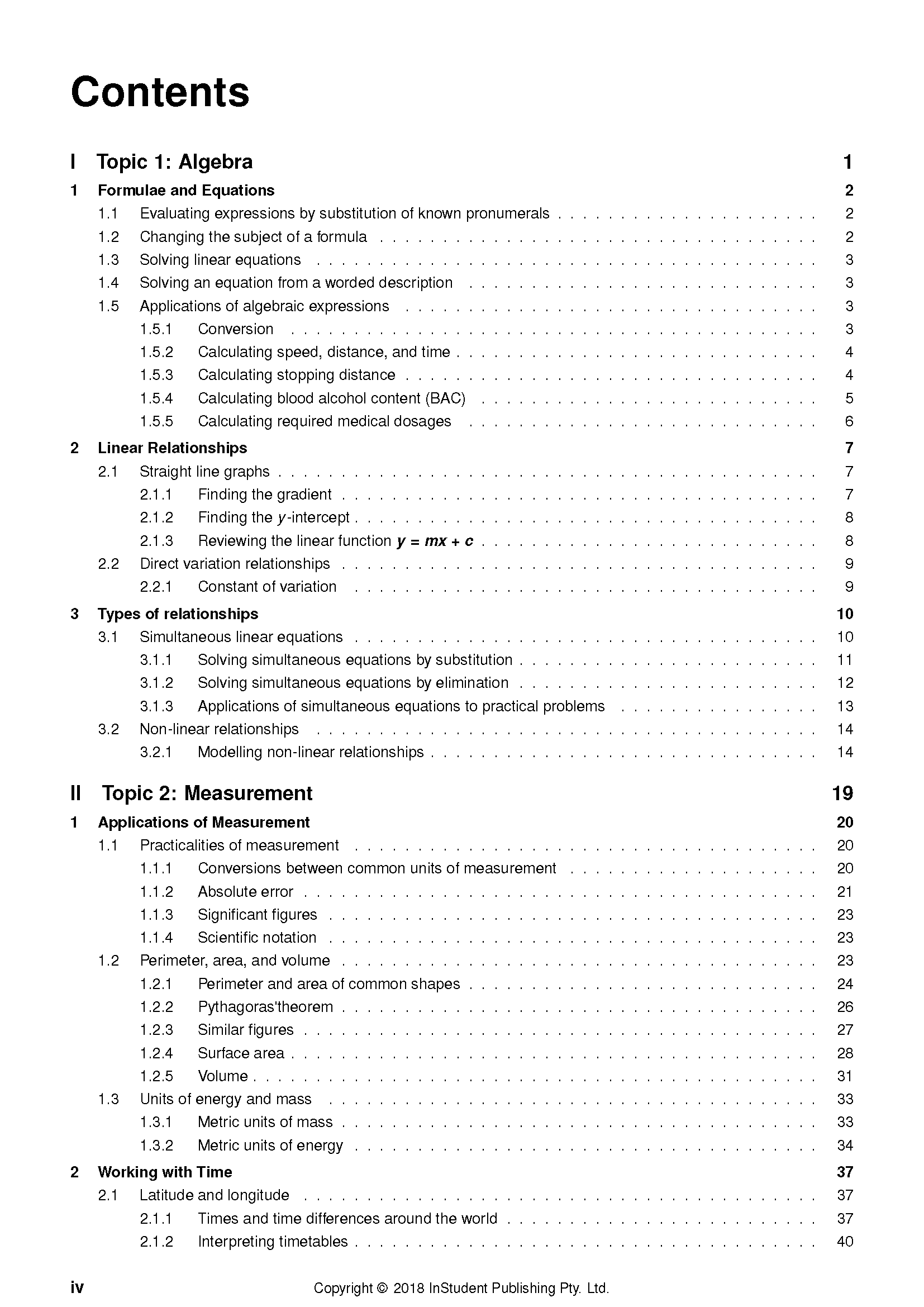 ATAR Notes HSC Year 12 Mathematics Standard 2 Complete Course Notes (2024-2026) - Image 3