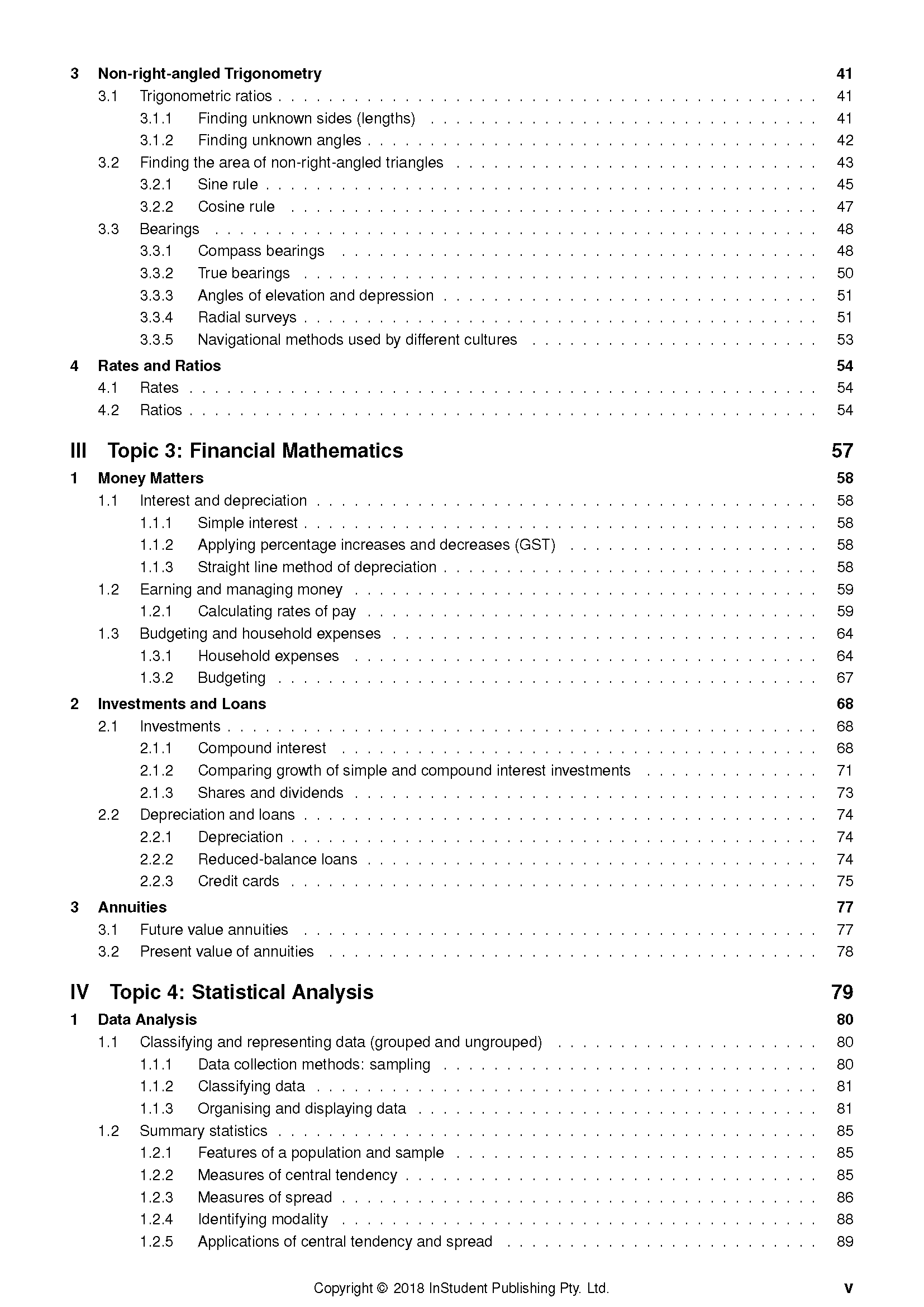 ATAR Notes HSC Year 12 Mathematics Standard 2 Complete Course Notes (2024-2026) - Image 4