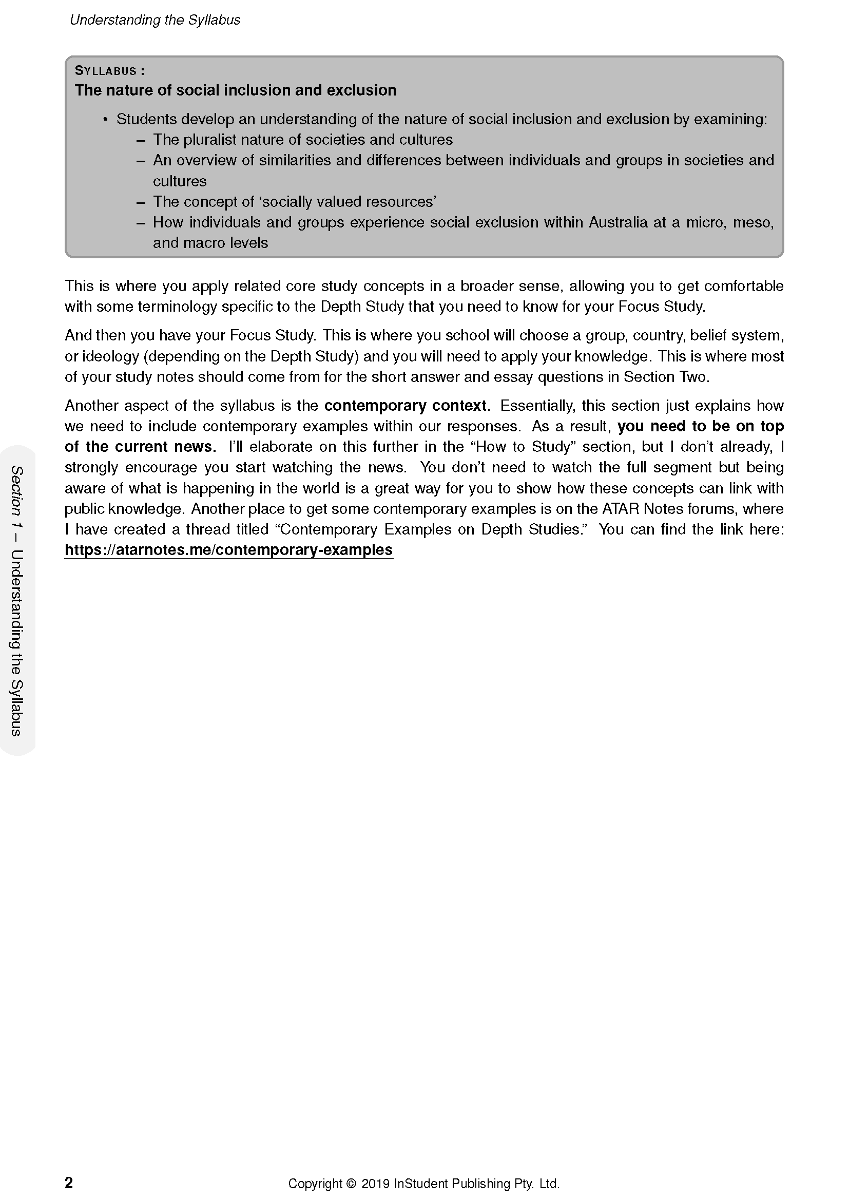 ATAR Notes HSC Year 12 Society and Culture Complete Course Notes (2024-2026) - Image 7