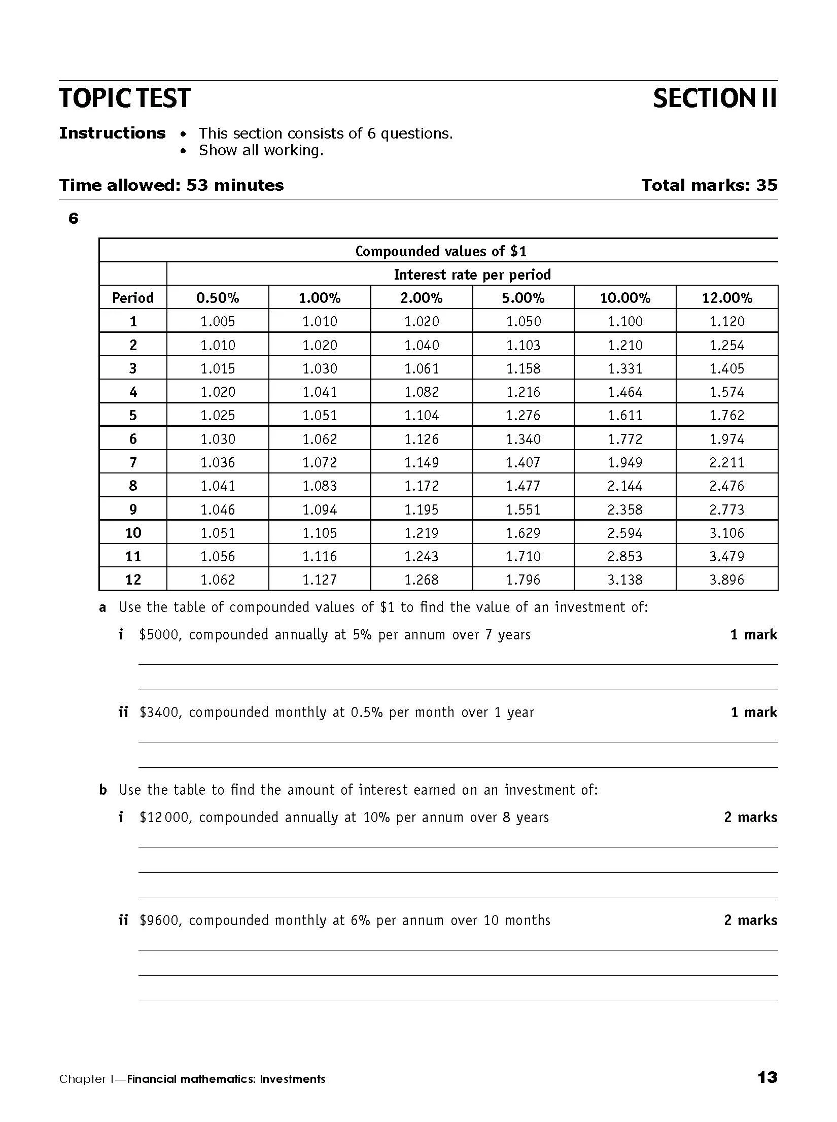 Excel Essential Skills HSC Year 12 Mathematics Standard 1 Revision & Exam Workbook - Image 10