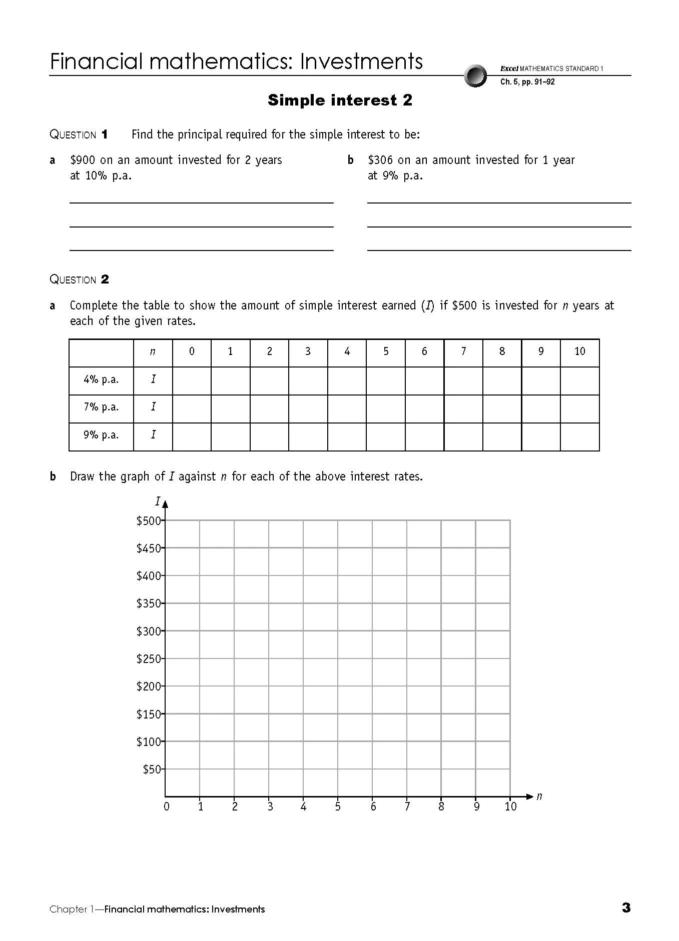 Excel Essential Skills HSC Year 12 Mathematics Standard 1 Revision & Exam Workbook - Image 6