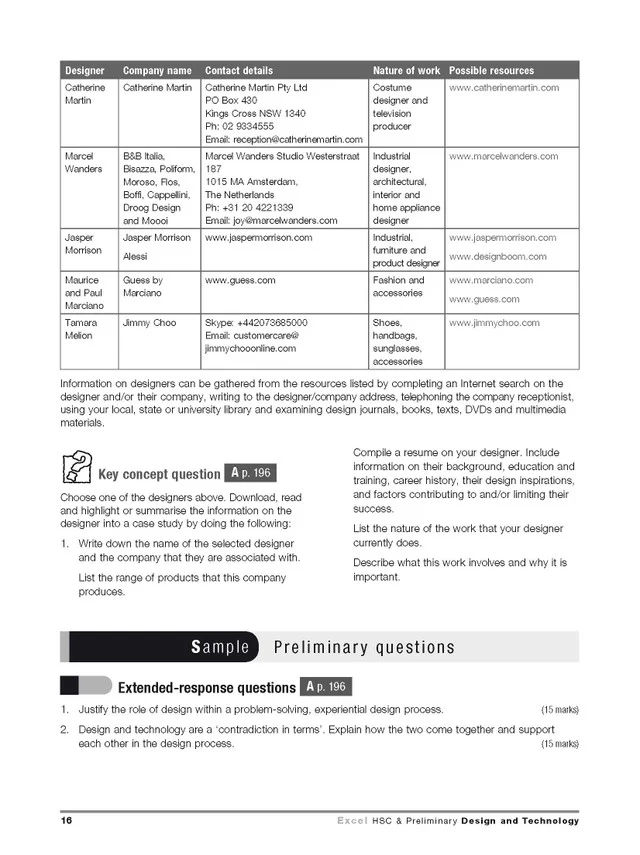 Excel HSC Year 11 and 12 Design and Technology Study Guide - Image 13