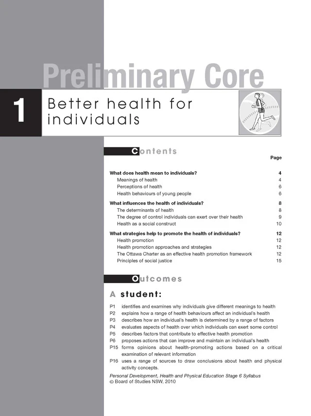 Excel HSC Year 11 and 12 PDHPE Study Guide - Image 8