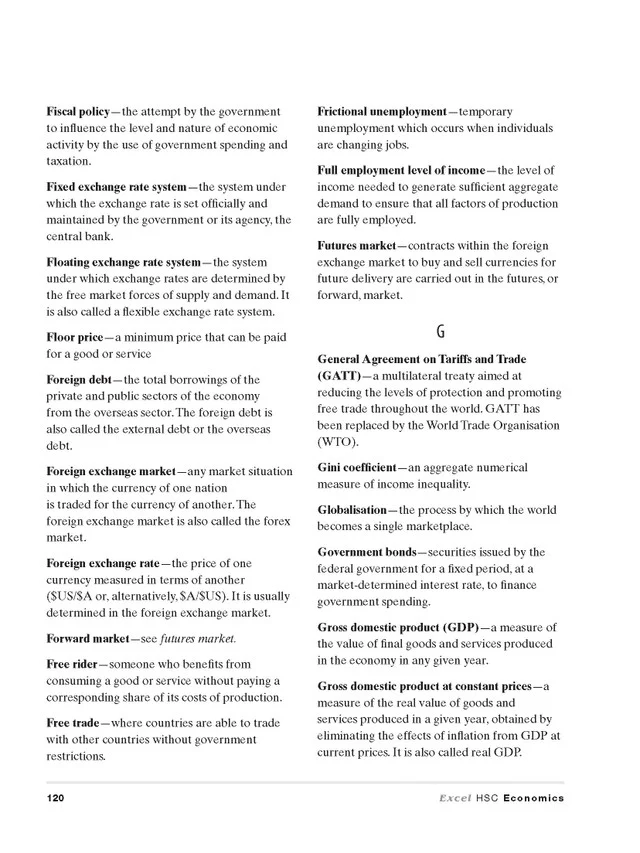 Excel HSC Year 12 Economics Study Guide with Study Cards - Image 19