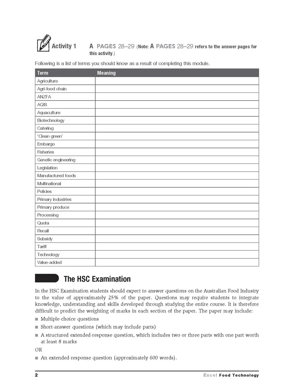 Excel HSC Year 12 Food Technology Study Guide - Image 5