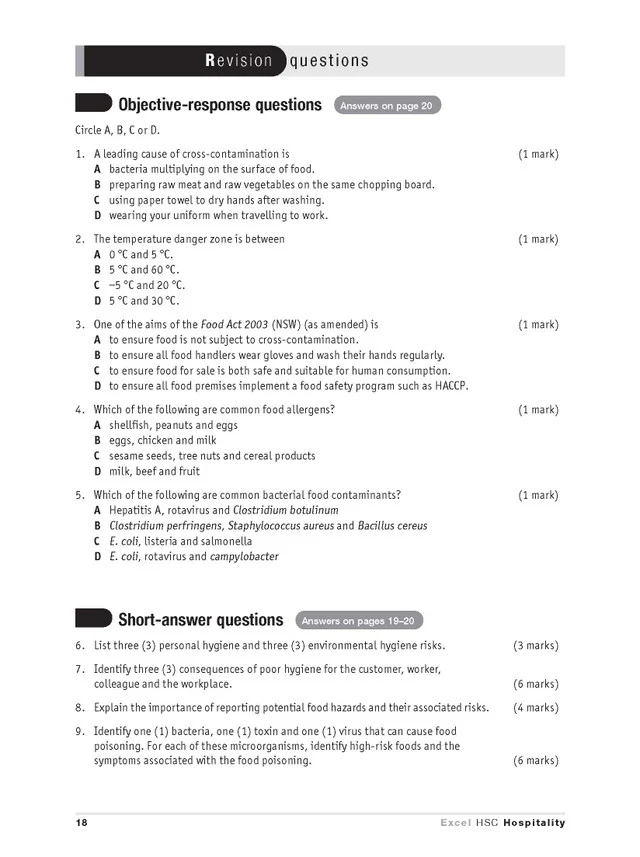 Excel HSC Year 12 Hospitality Study Guide - Image 12