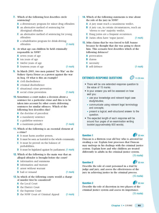 Excel HSC Year 12 Legal Studies Study Guide - Image 12