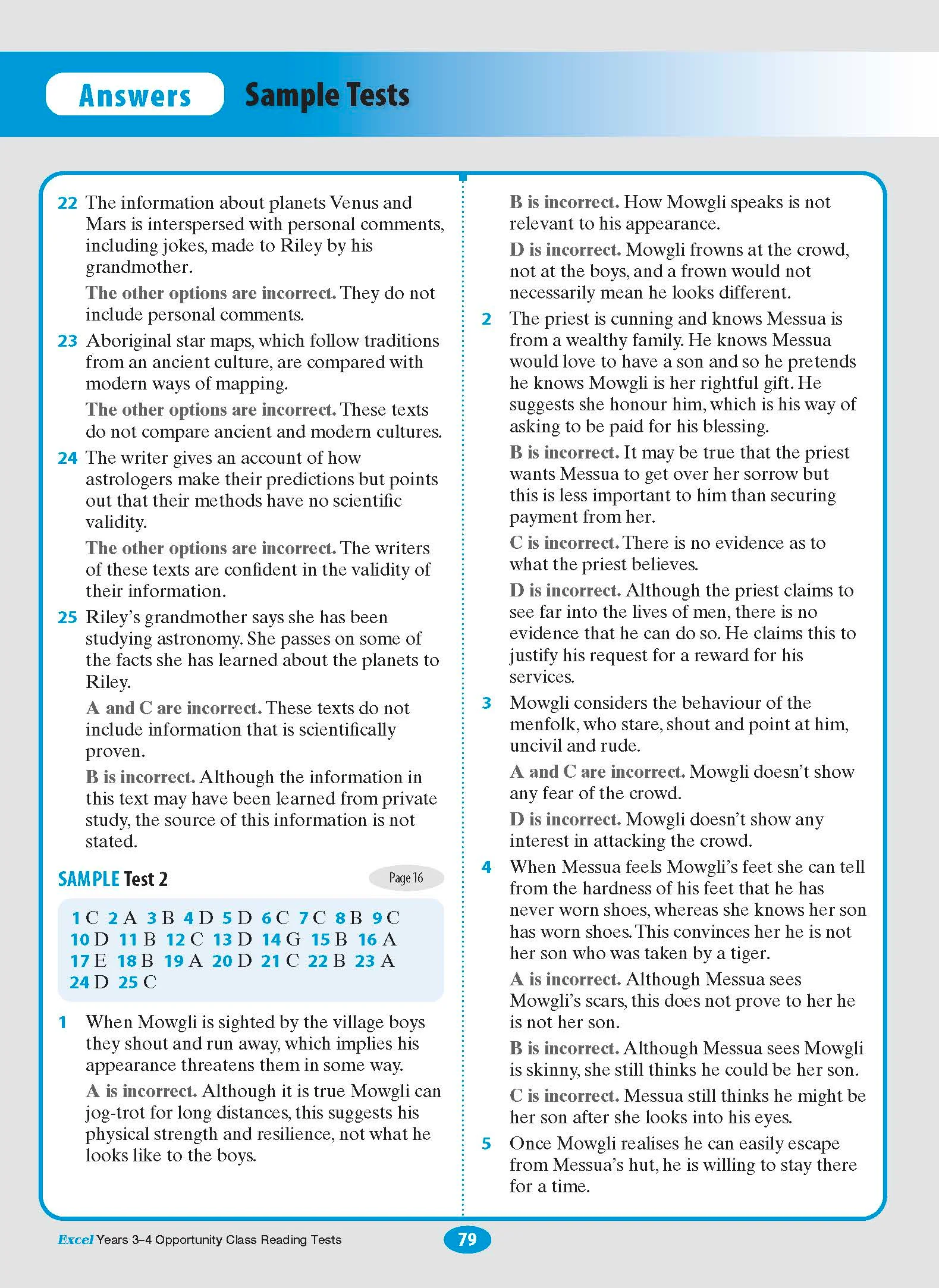 Excel Opportunity Class Reading Tests Years 3-4 - Image 14