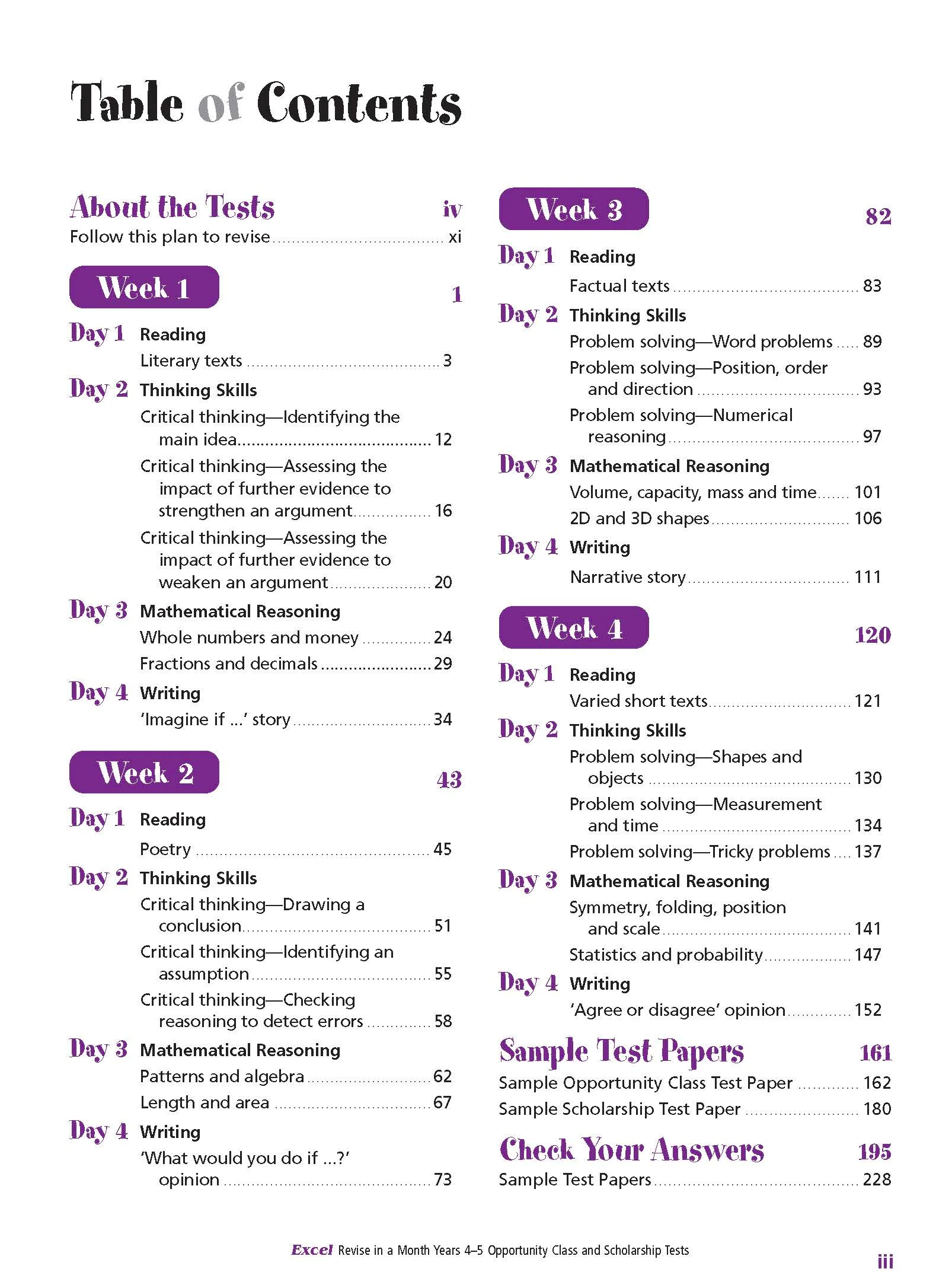 Excel Opportunity Class Test Bundle Years 3-5 - Image 6