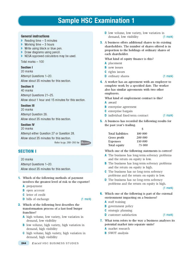 Excel HSC Year 11 Business Studies Study Guide - Image 12