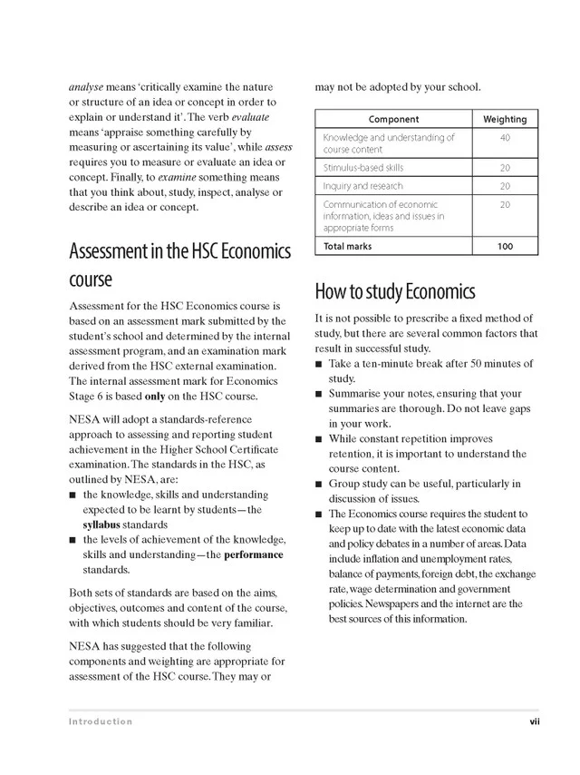 Excel HSC Year 11 Economics Study Guide - Image 7