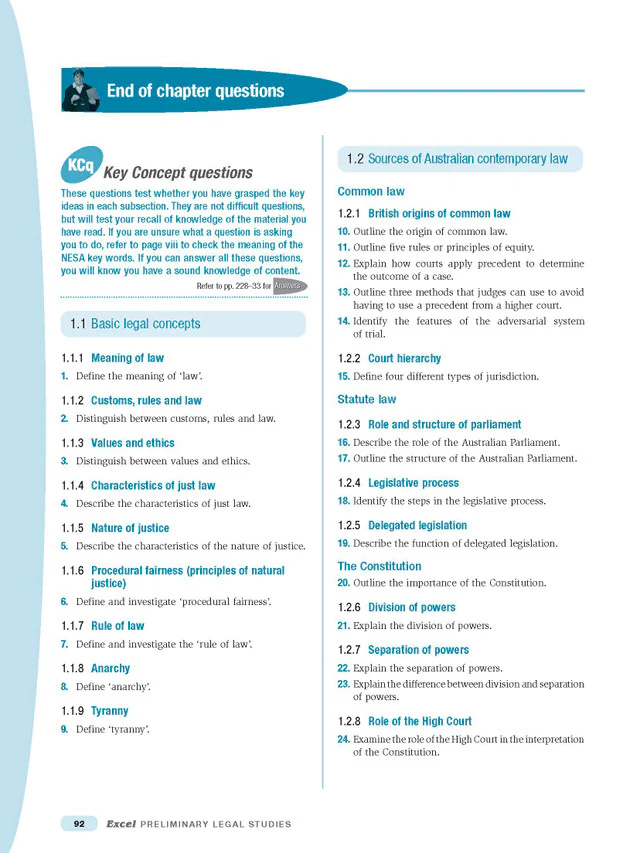 Excel HSC Year 11 Legal Studies Study Guide - Image 6