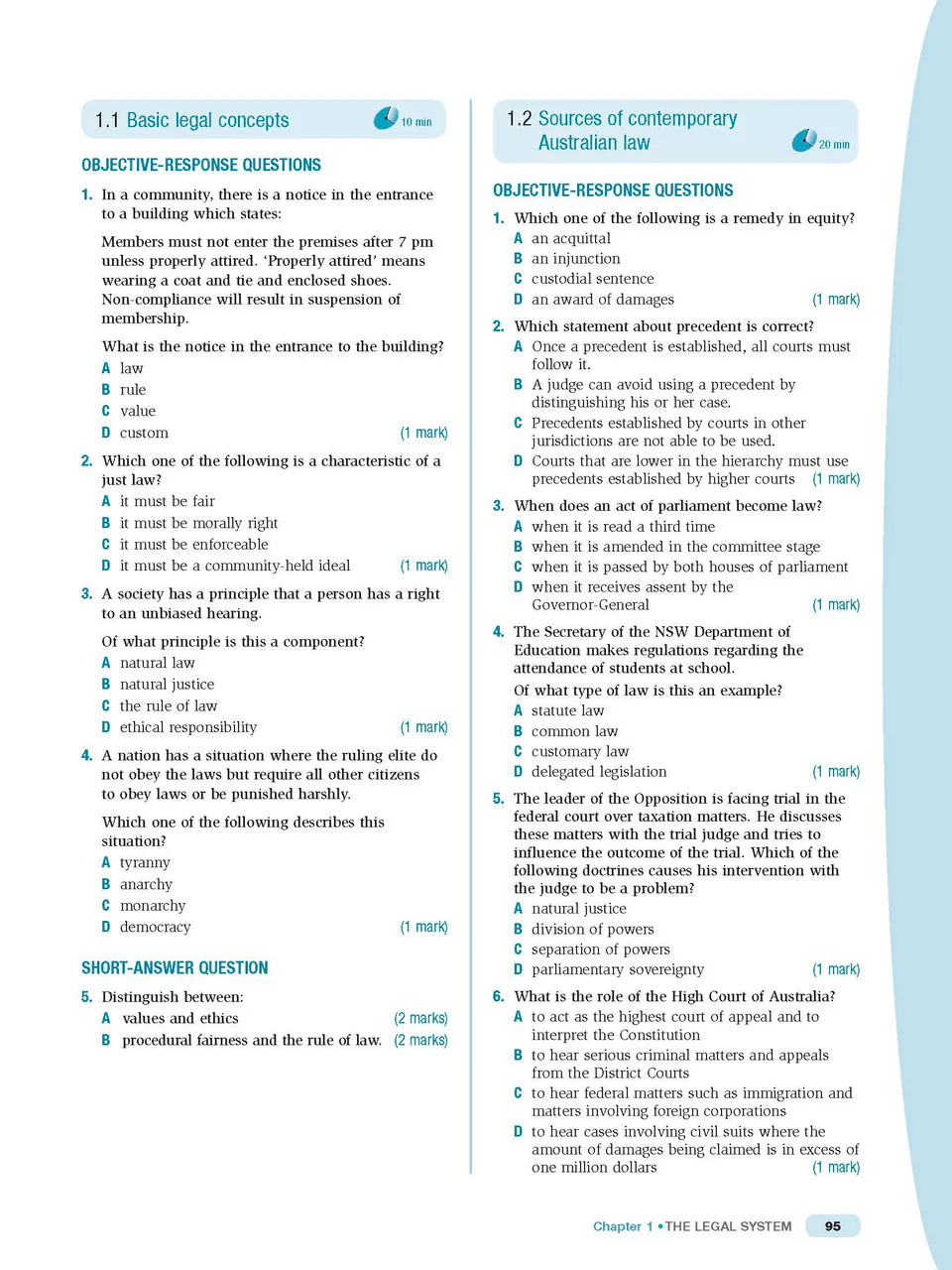 Excel HSC Year 11 Legal Studies Study Guide - Image 7