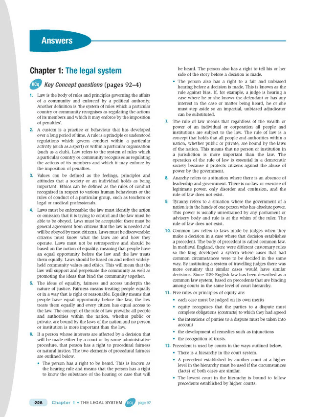 Excel HSC Year 11 Legal Studies Study Guide - Image 9