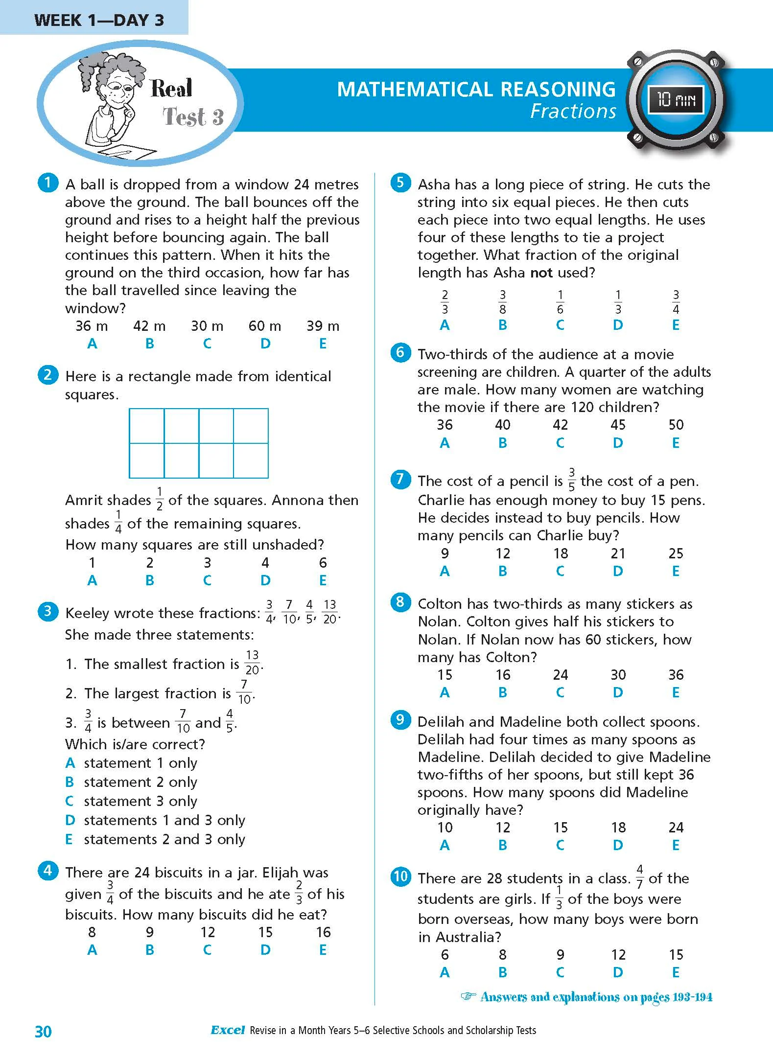 Excel Revise in a Month Selective Schools and Scholarship Tests Years 5-6 - Image 7
