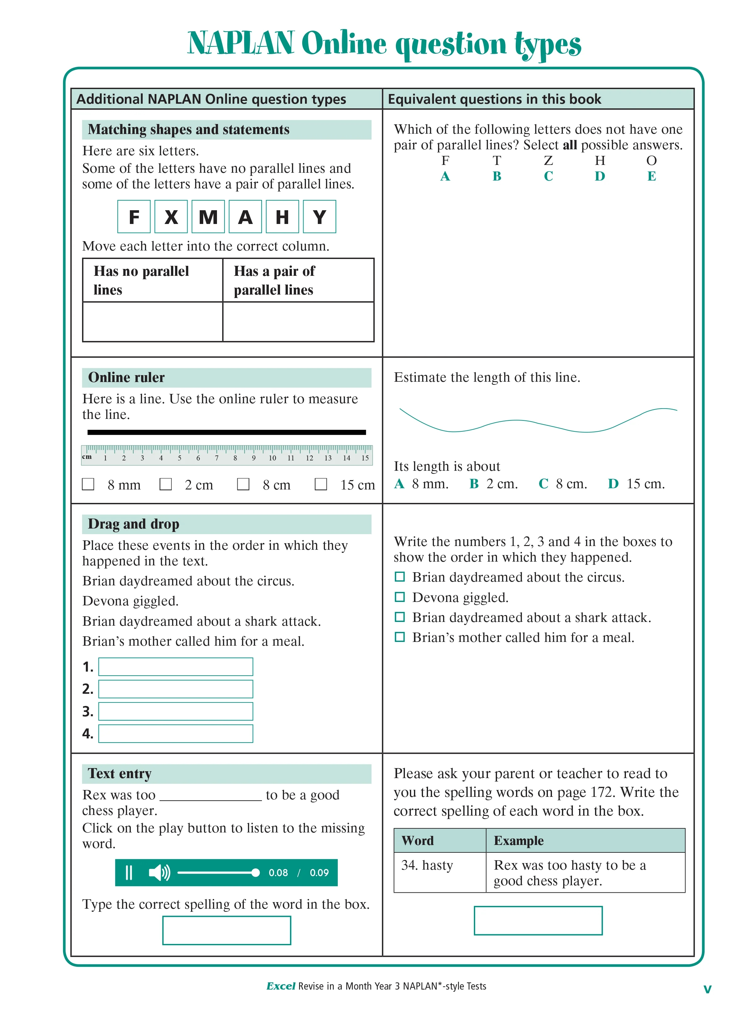 Excel Revise in a Month Year 3 NAPLAN*-style Tests - Image 3