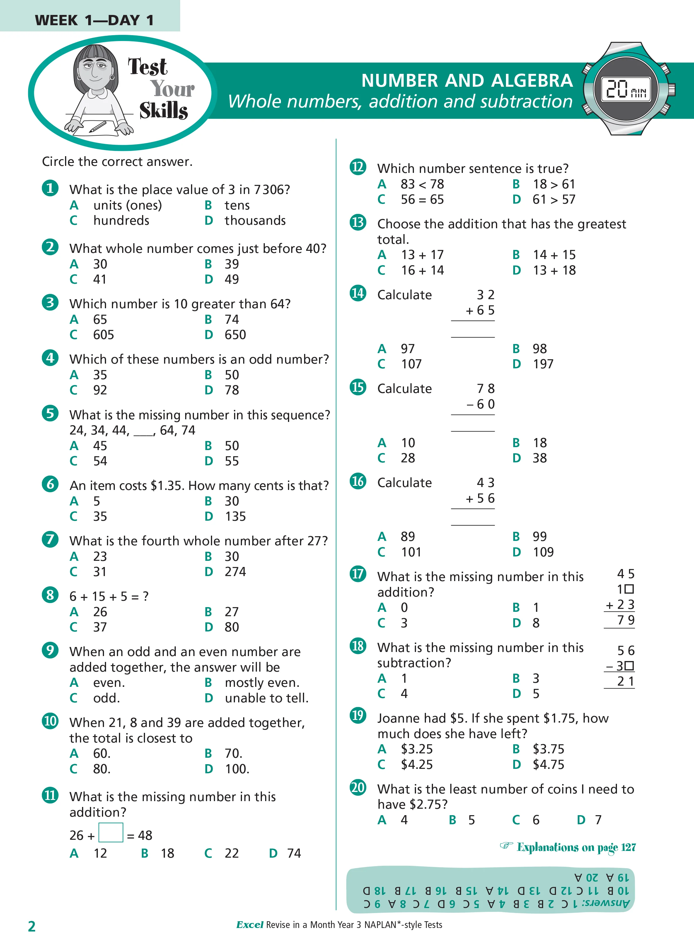 Excel Revise in a Month Year 3 NAPLAN*-style Tests - Image 4