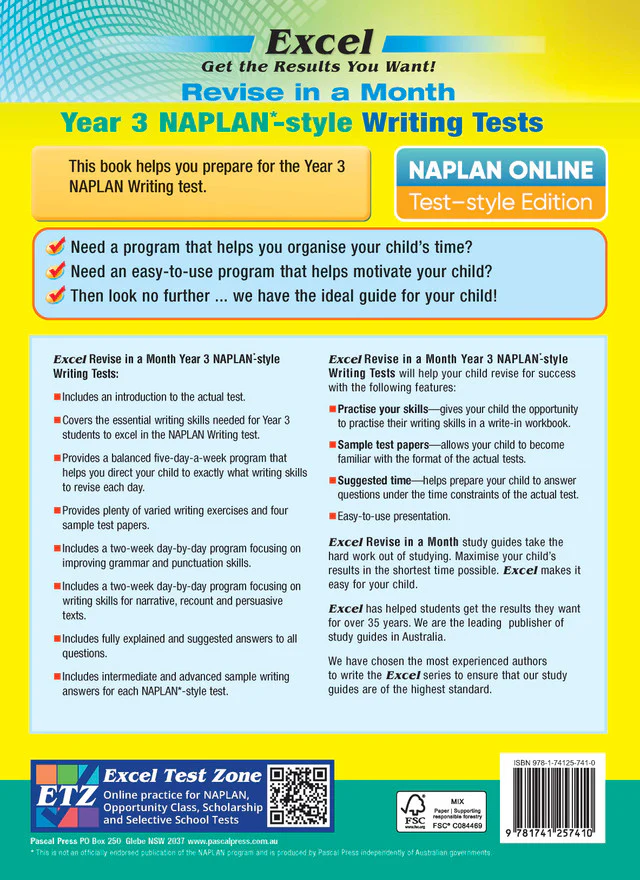 Excel Revise in a Month Year 3 NAPLAN*-style Writing Tests - Image 15