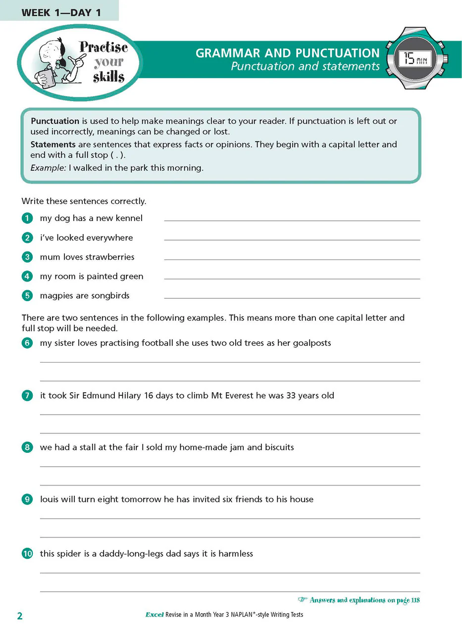 Excel Revise in a Month Year 3 NAPLAN*-style Writing Tests - Image 4