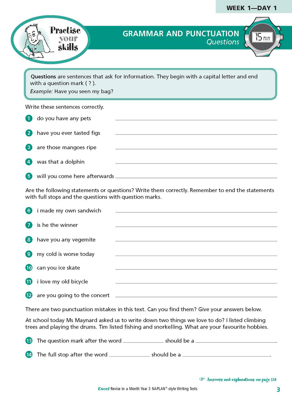 Excel Revise in a Month Year 3 NAPLAN*-style Writing Tests - Image 5