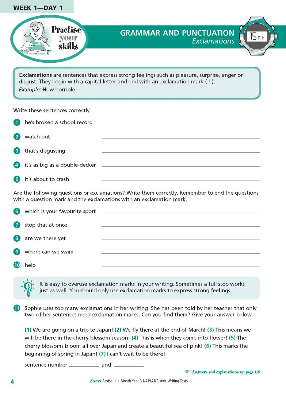 Excel Revise in a Month Year 3 NAPLAN*-style Writing Tests - Image 6