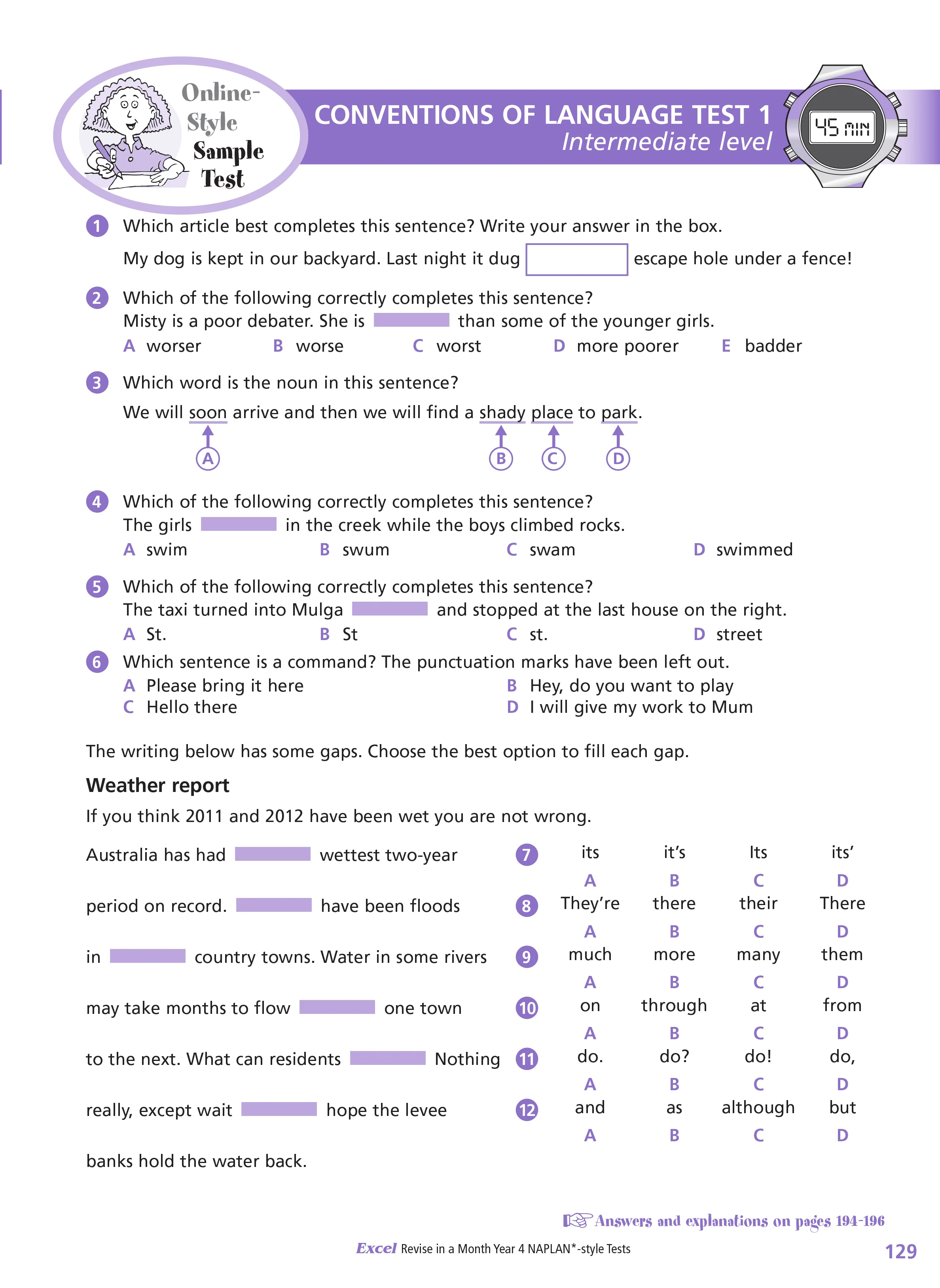 Excel Revise in a Month Year 4 NAPLAN*-style Tests - Image 10