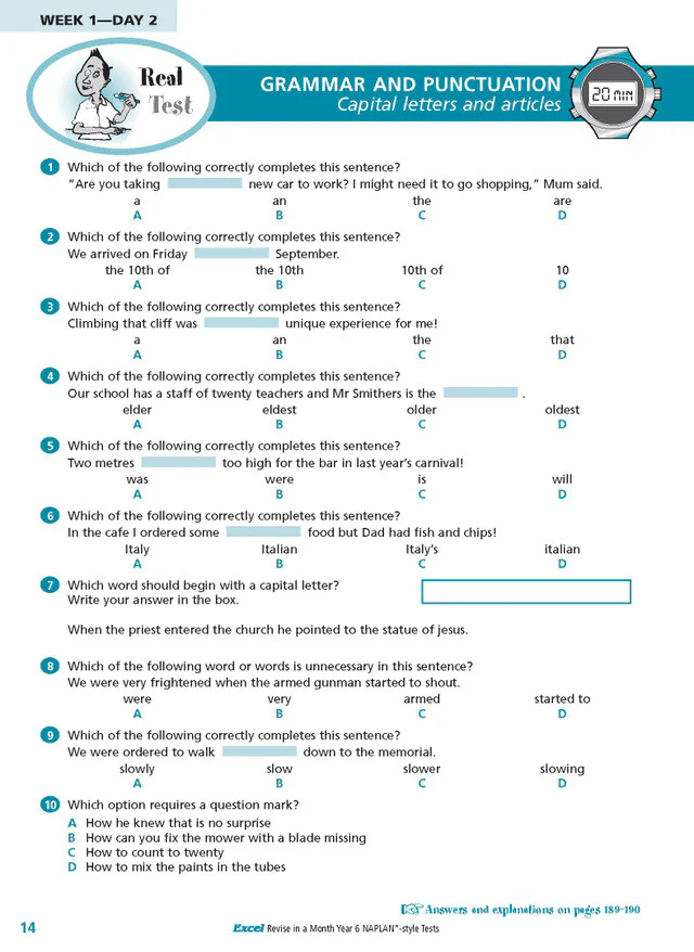 Excel Revise in a Month Year 6 NAPLAN*-style Tests - Image 10