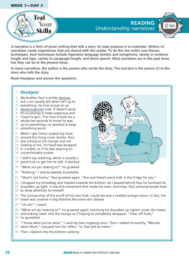 Excel Revise in a Month Year 6 NAPLAN*-style Tests - Image 12