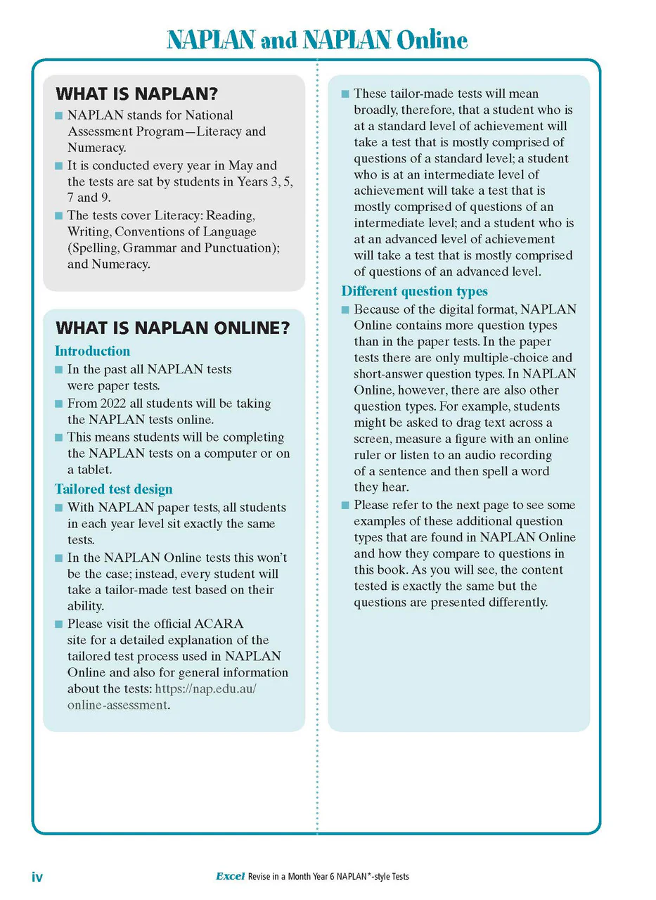 Excel Revise in a Month Year 6 NAPLAN*-style Tests - Image 3