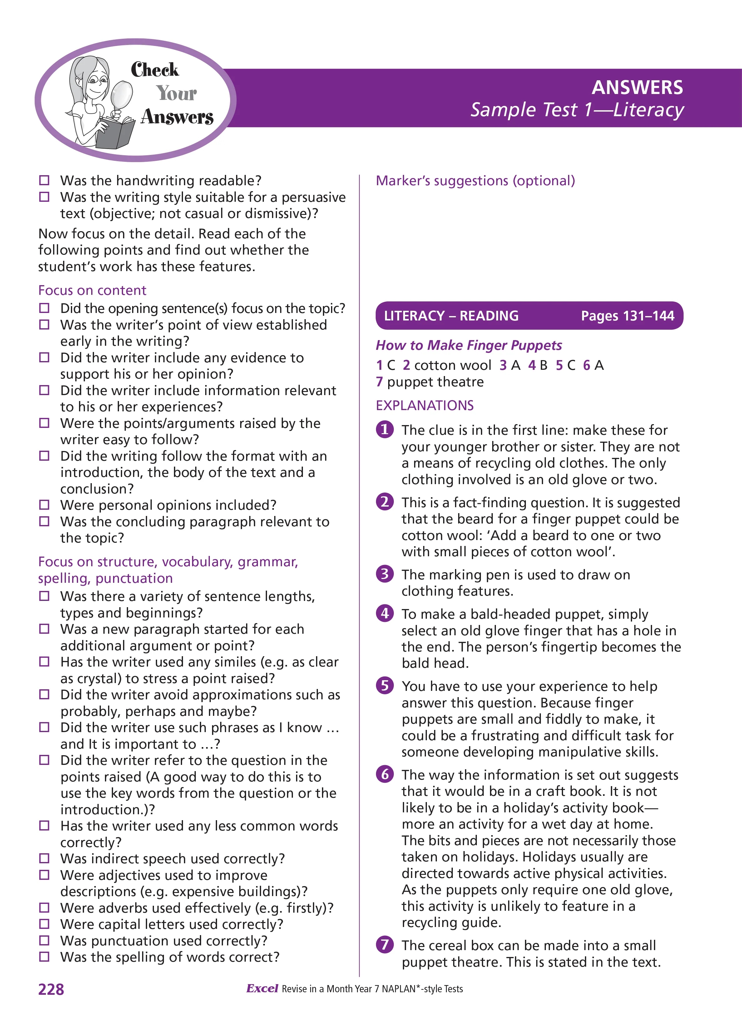 Excel Revise in a Month Year 7 NAPLAN*-style Tests - Image 12