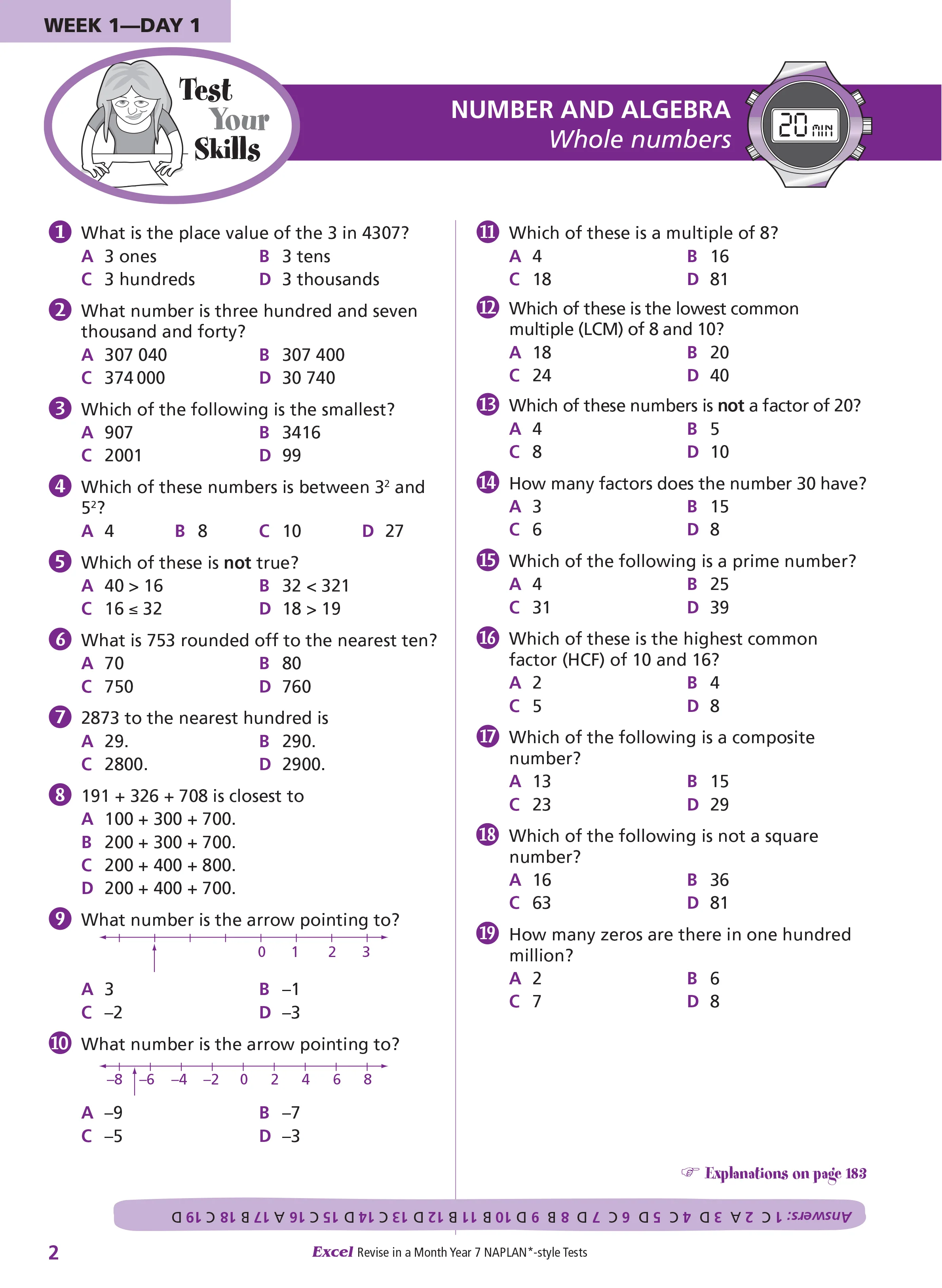 Excel Revise in a Month Year 7 NAPLAN*-style Tests - Image 4