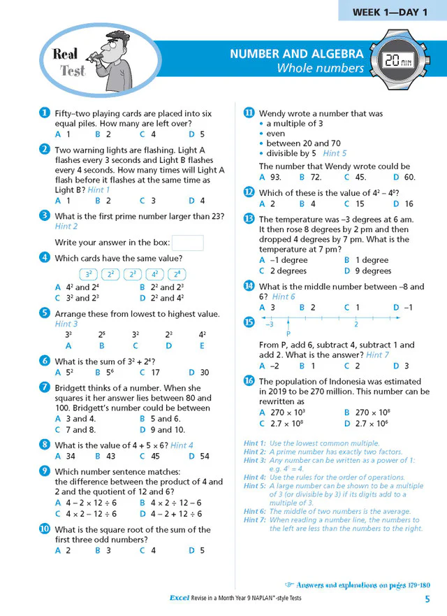 Excel Revise in a Month Year 9 NAPLAN*-style Tests - Image 10