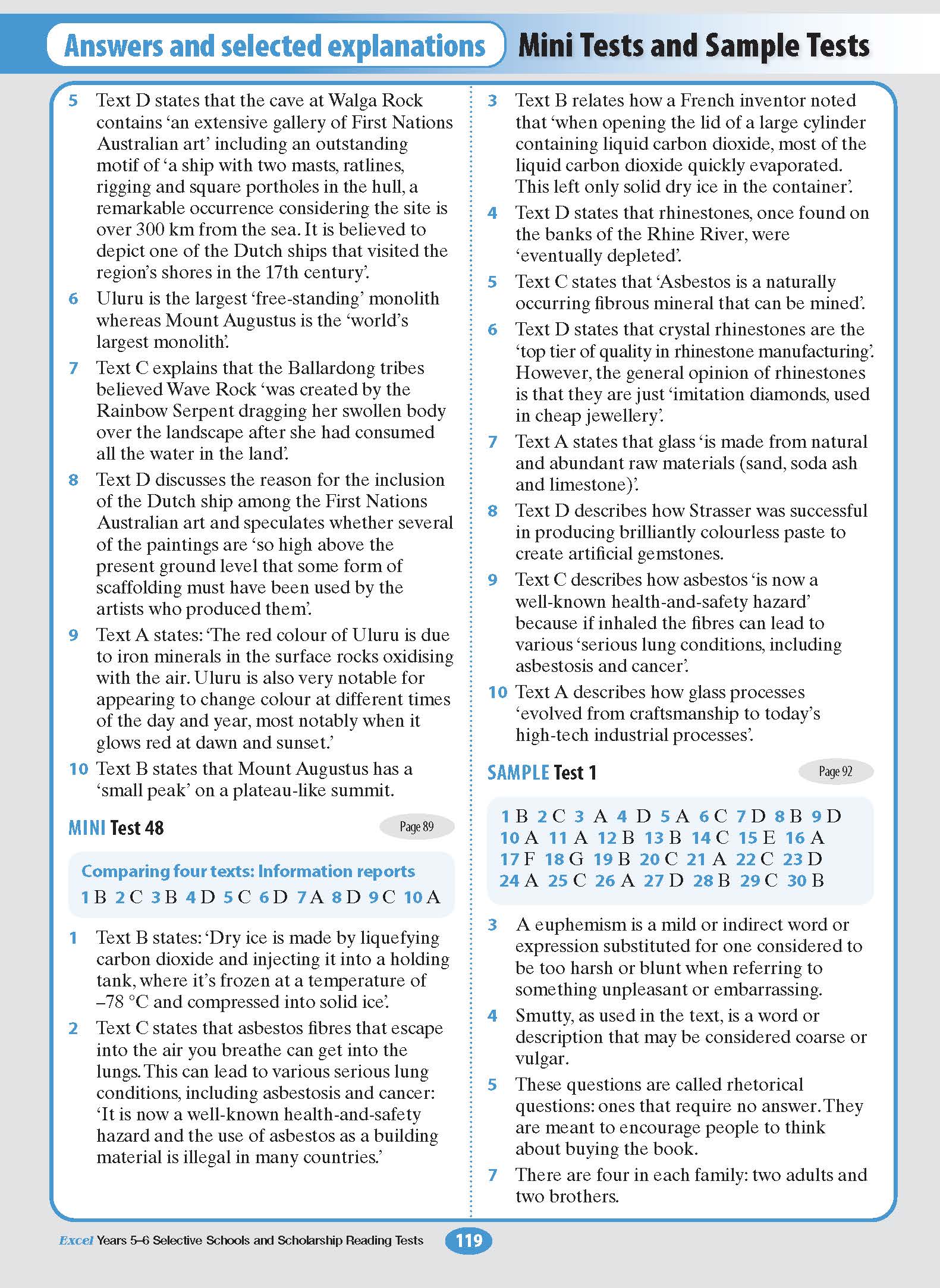 Excel Selective Schools and Scholarship Reading Tests Years 5-6 - Image 13