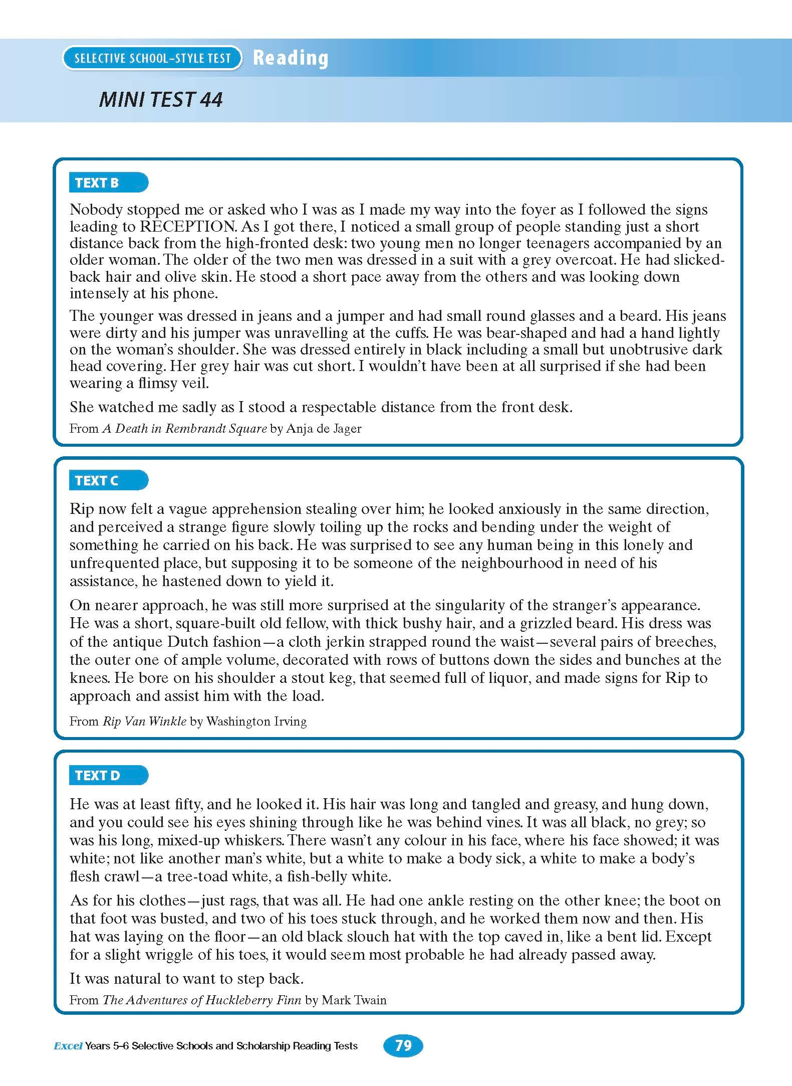 Excel Selective Schools and Scholarship Reading Tests Years 5-6 - Image 6