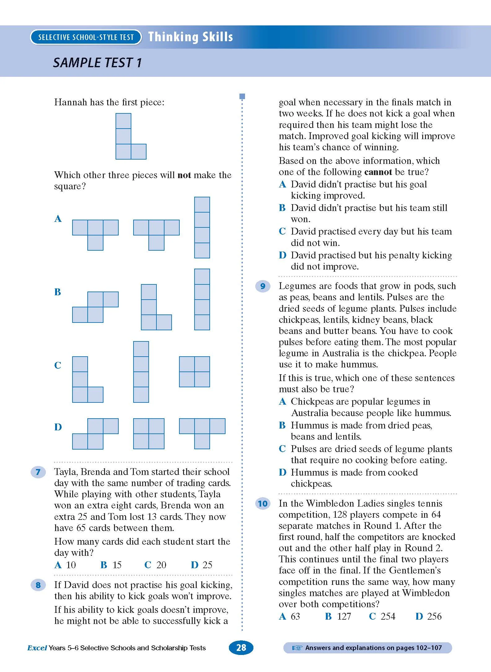 Excel Selective Schools and Scholarship Tests Years 5-6 - Image 7