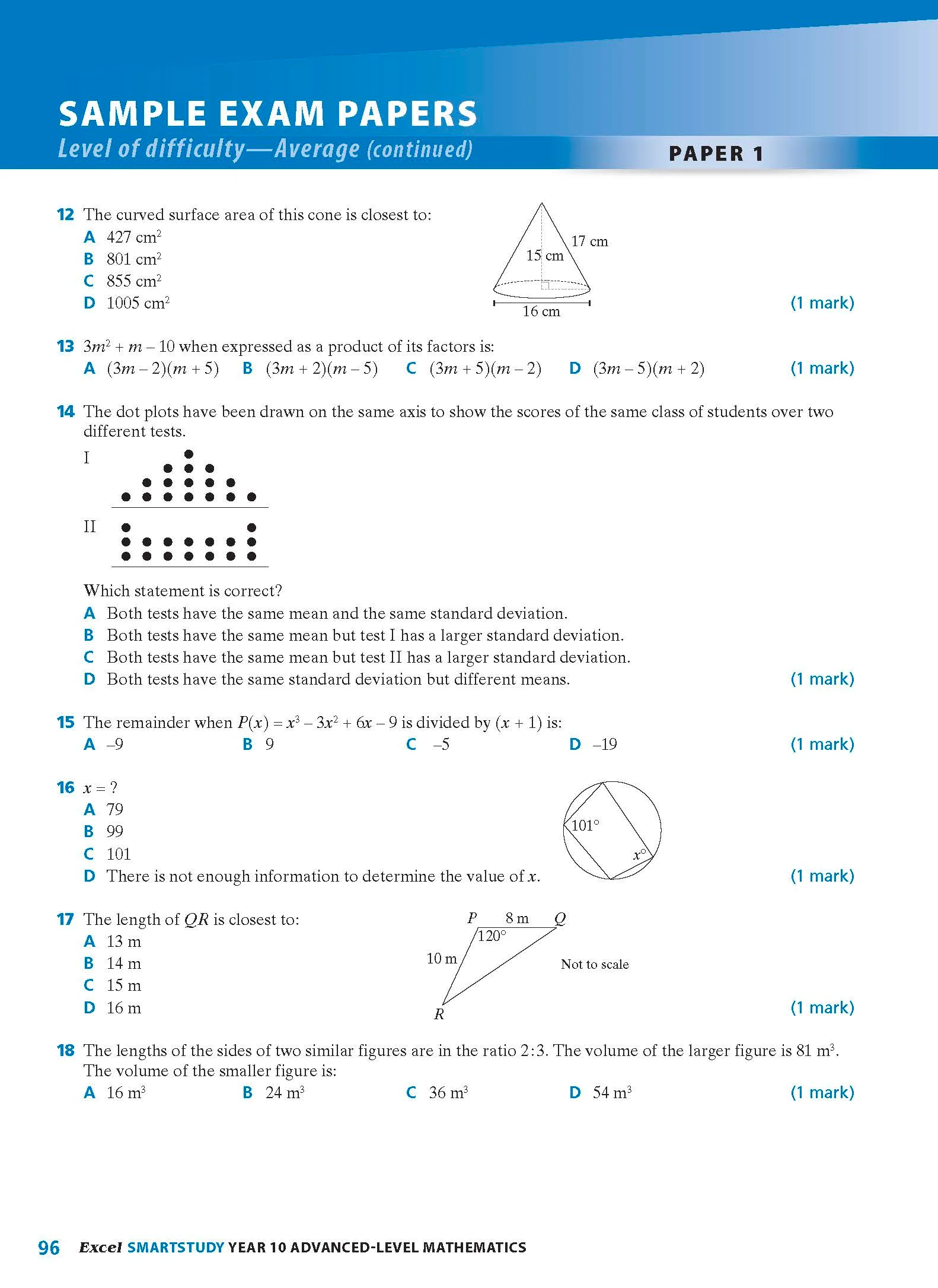 Excel SmartStudy - Advanced Mathematics Year 10 - Image 11