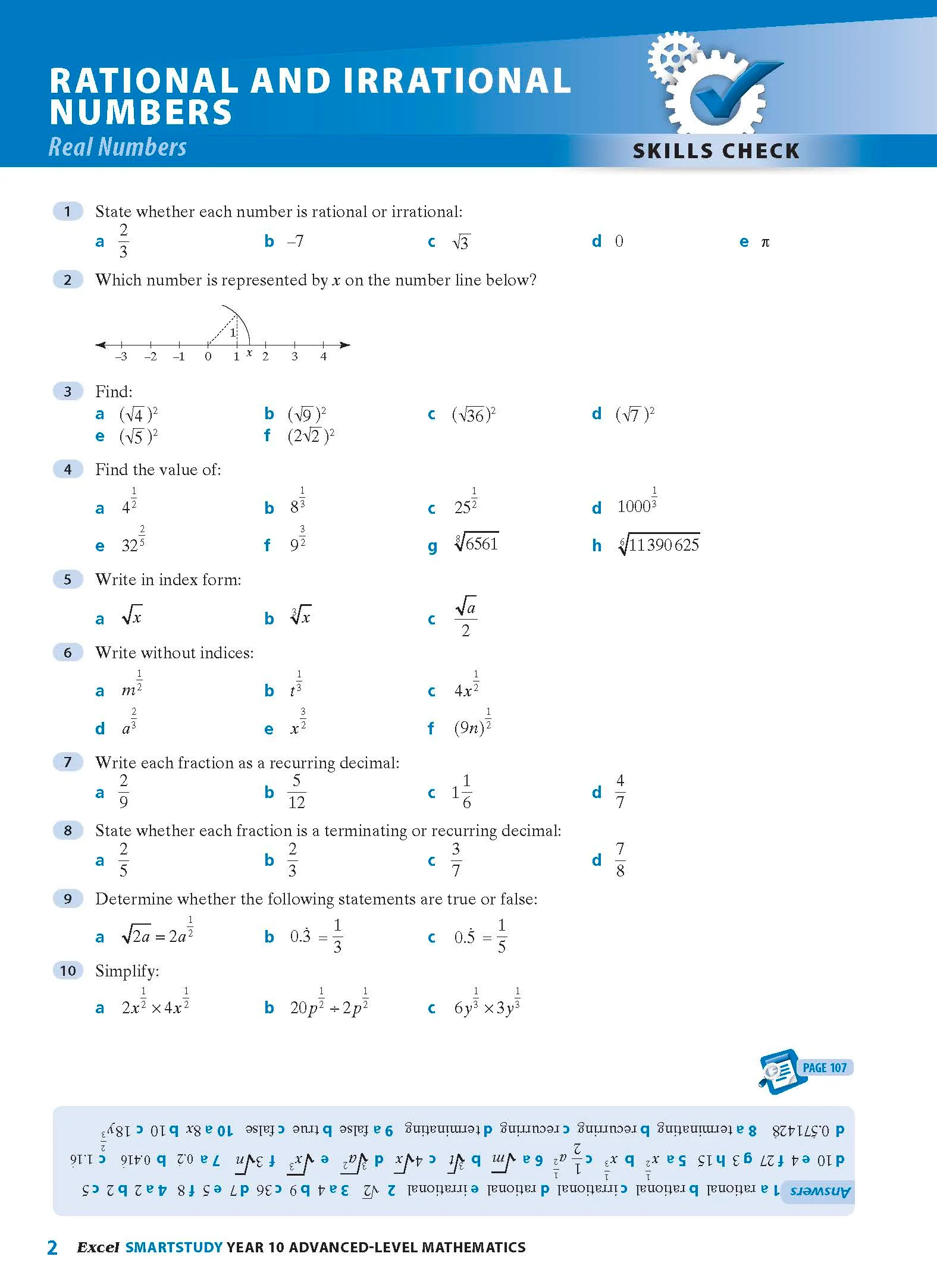 Excel SmartStudy - Advanced Mathematics Year 10 - Image 7